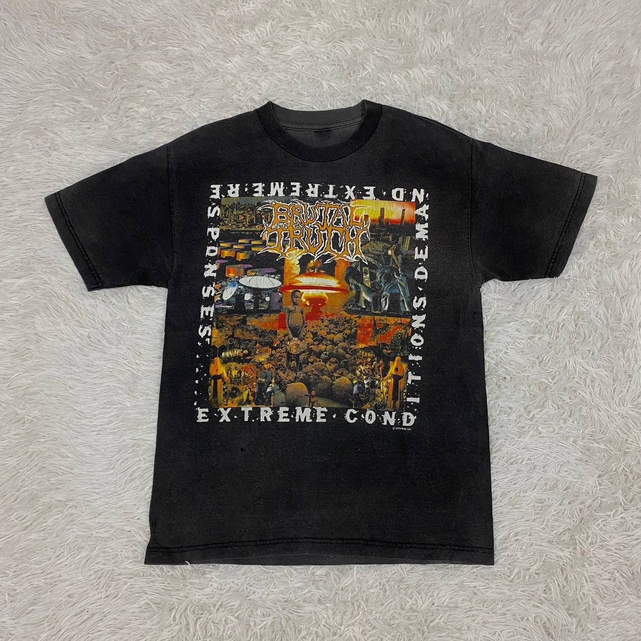 Band Tees Vintage grindcore band brutal truth Size US M / EU 48-50 / 2 - 1 Thumbnail