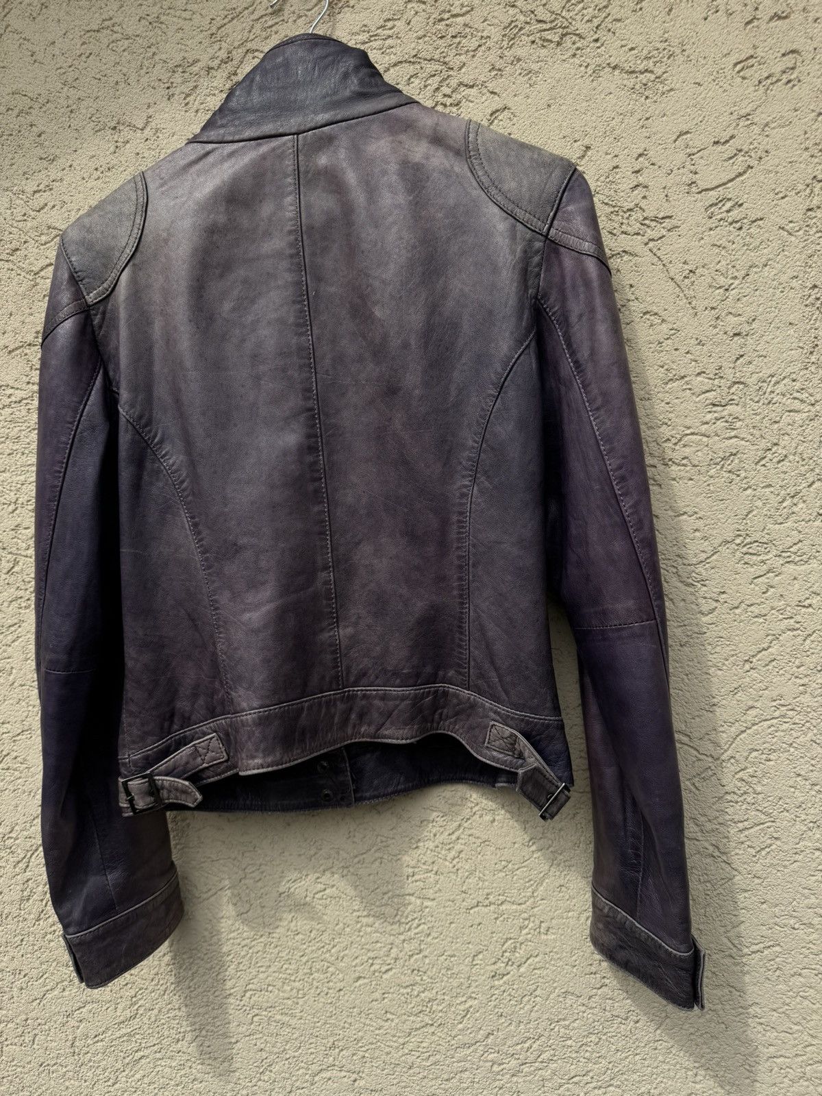 Issey Miyake Vintage 00s Faded Real Soft Leather Jacket Size US M / EU 48-50 / 2 - 6 Thumbnail