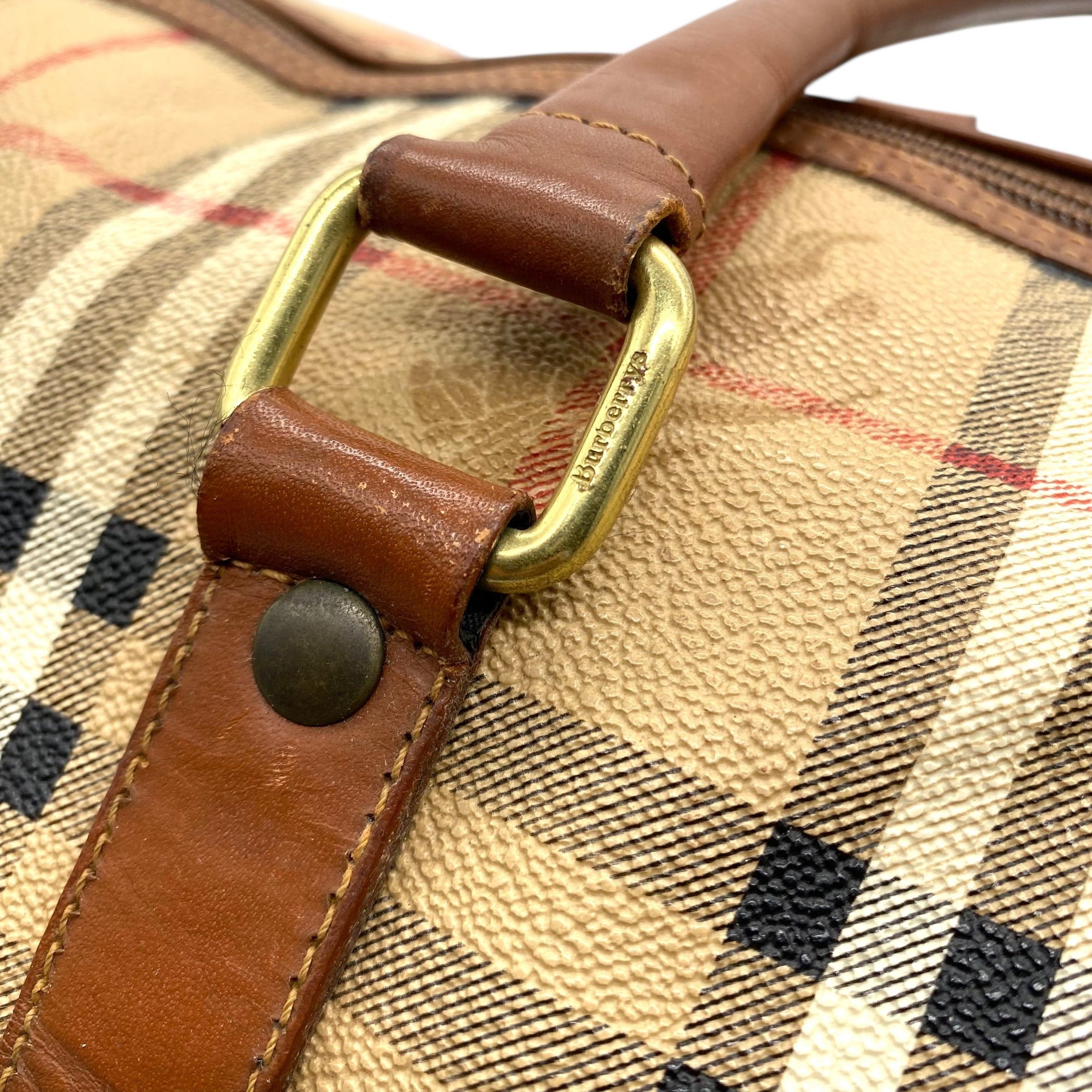 Vintage Burberrys Boston Bag Nova Check