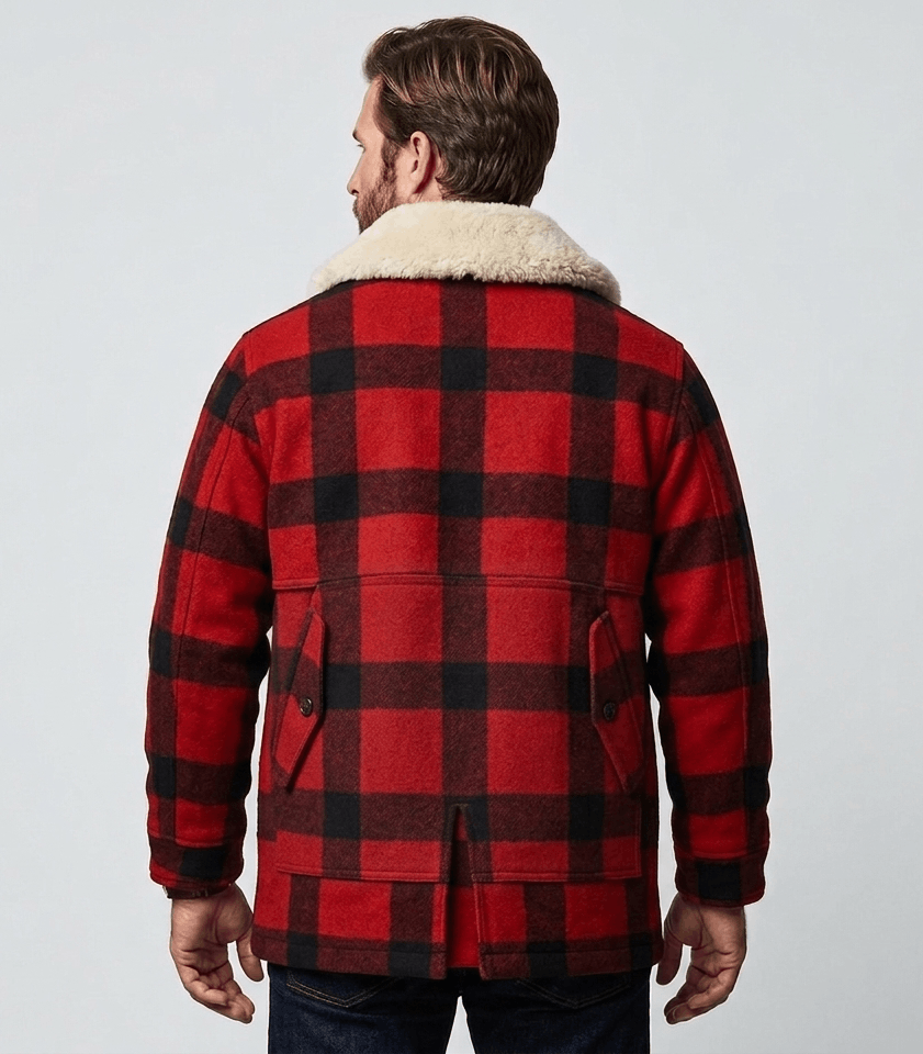 Filson Filson Mackinaw Wool Packer Coat Red Plaid Men's Size XL Size US XL / EU 56 / 4 - 2 Thumbnail