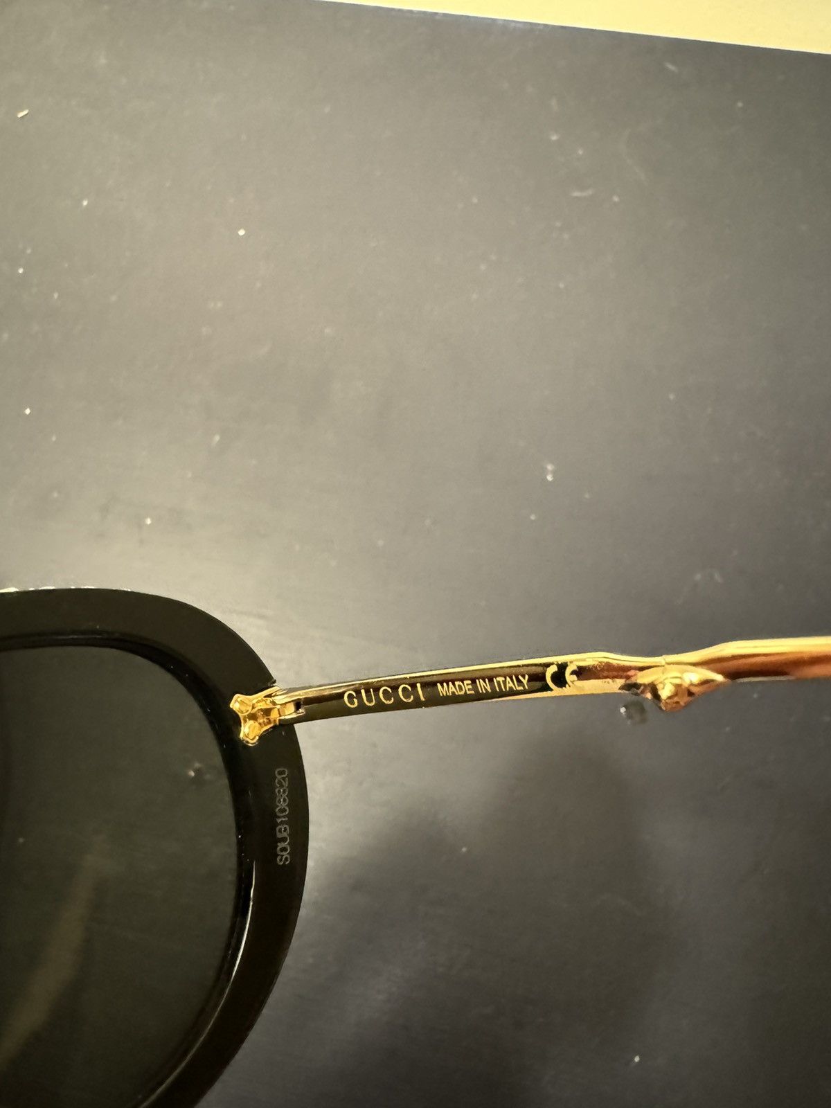 Gucci Gucci Crystal Aviators Size ONE SIZE - 7 Thumbnail