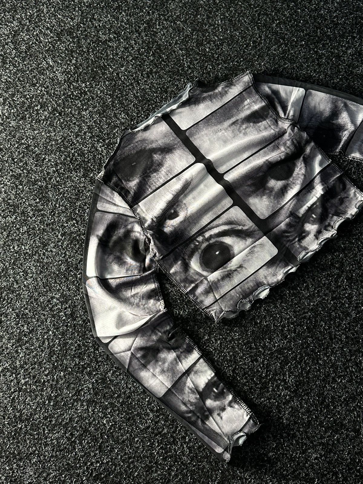 Japanese Brand × Jean Paul Gaultier 🚨Avant-Garde Mesh long sleeve Jean Paul Gaultier Style Size S / US 4 / IT 40 - 2 Thumbnail