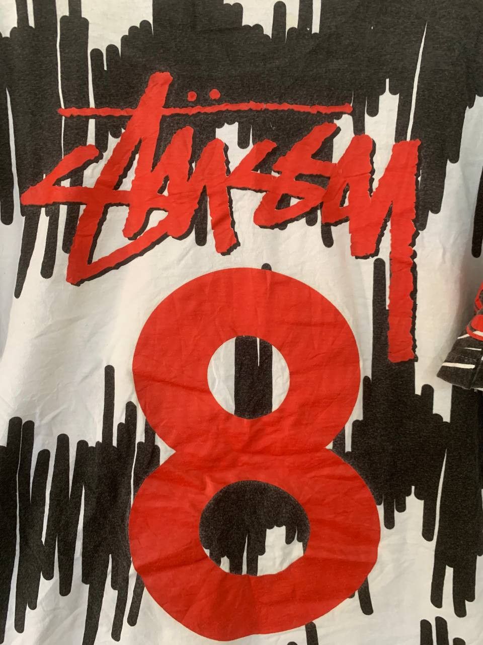 Stussy Rare Stussy Abstract Design Number 8 Oversize Large Size US L / EU 52-54 / 3 - 5 Thumbnail