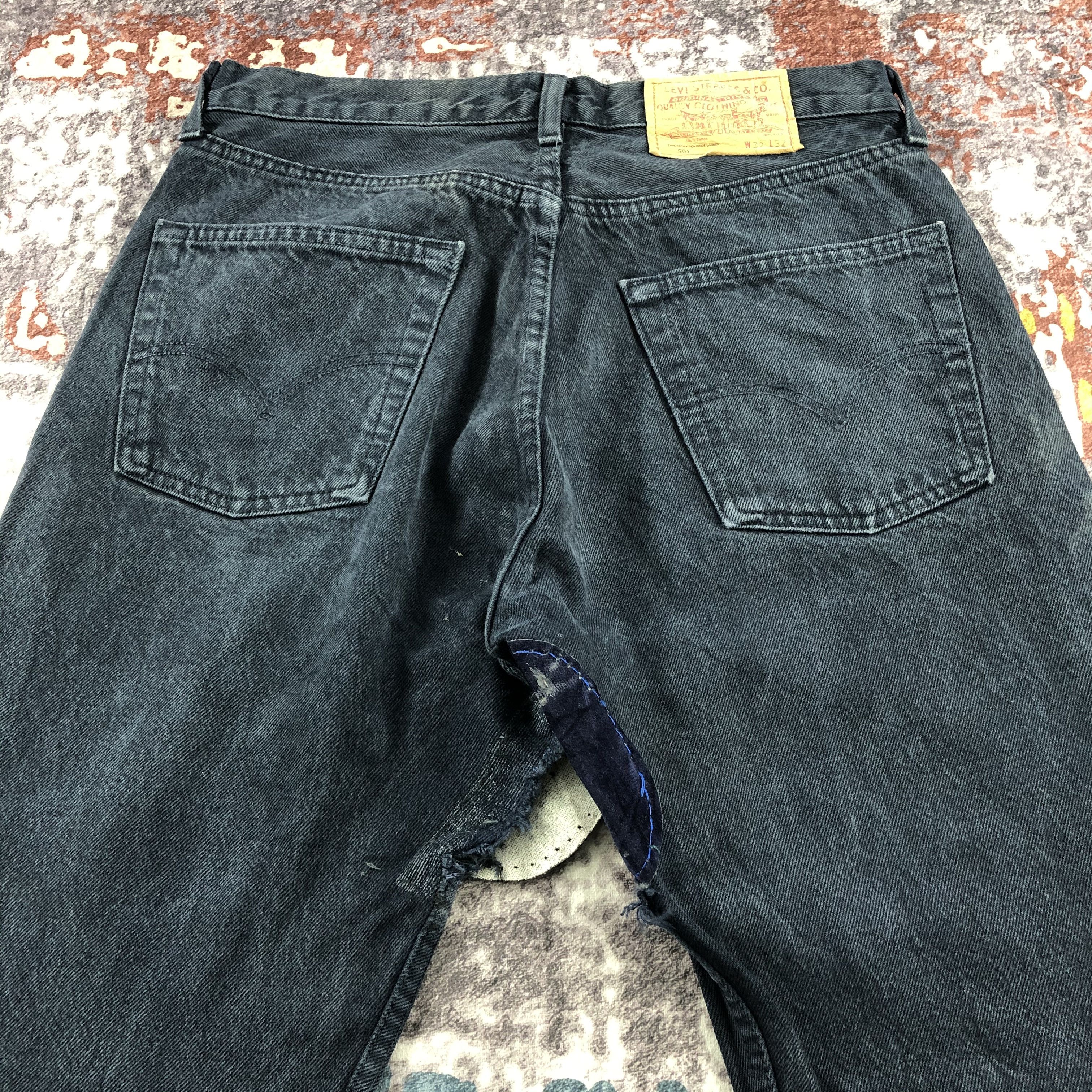 Levi's × Vintage 90s Vintage Levis 501 Earth Tone Jeans-JM2377 Size US 31 - 5 Thumbnail