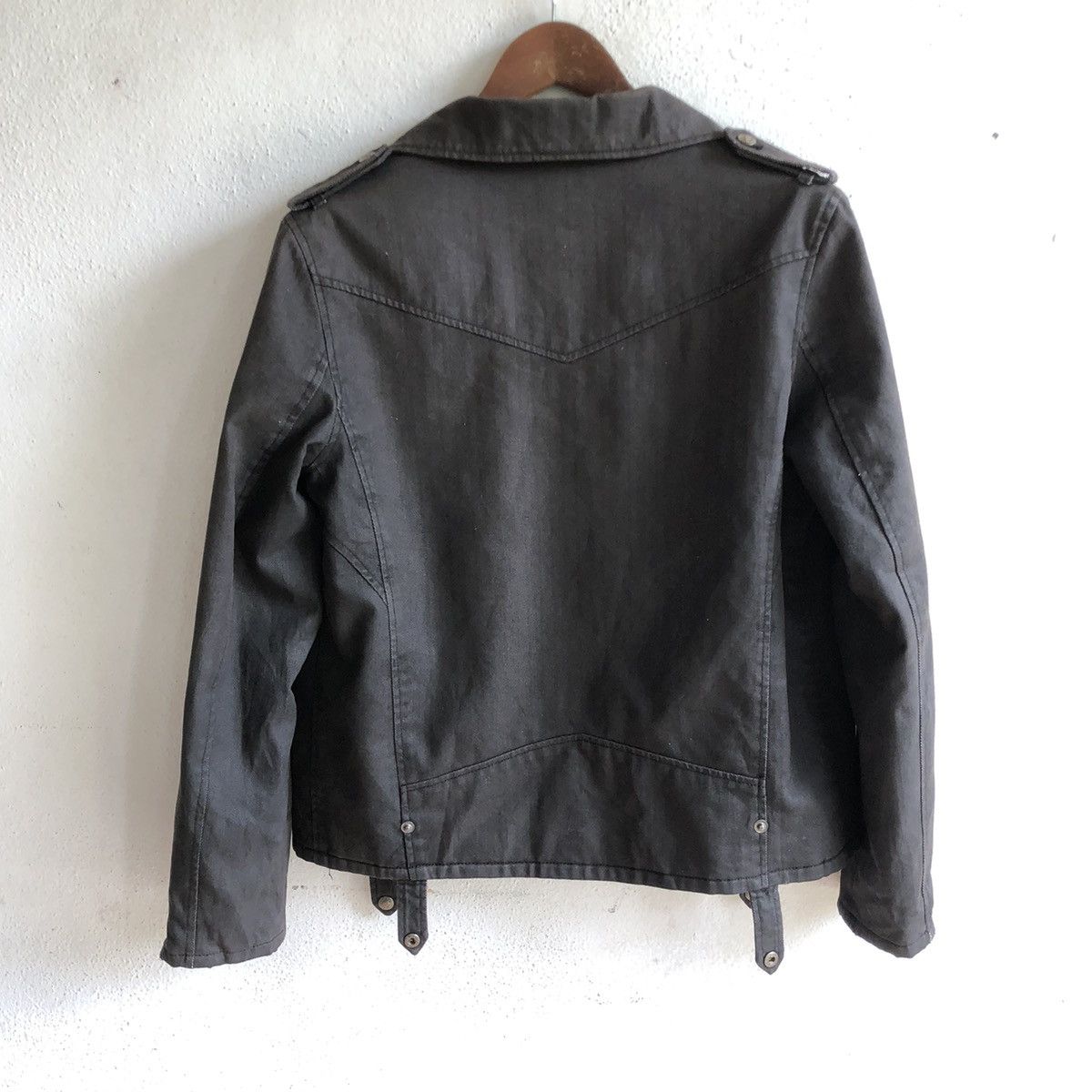 Japanese Brand AGATE denim biker jacket Size US L / EU 52-54 / 3 - 4 Thumbnail