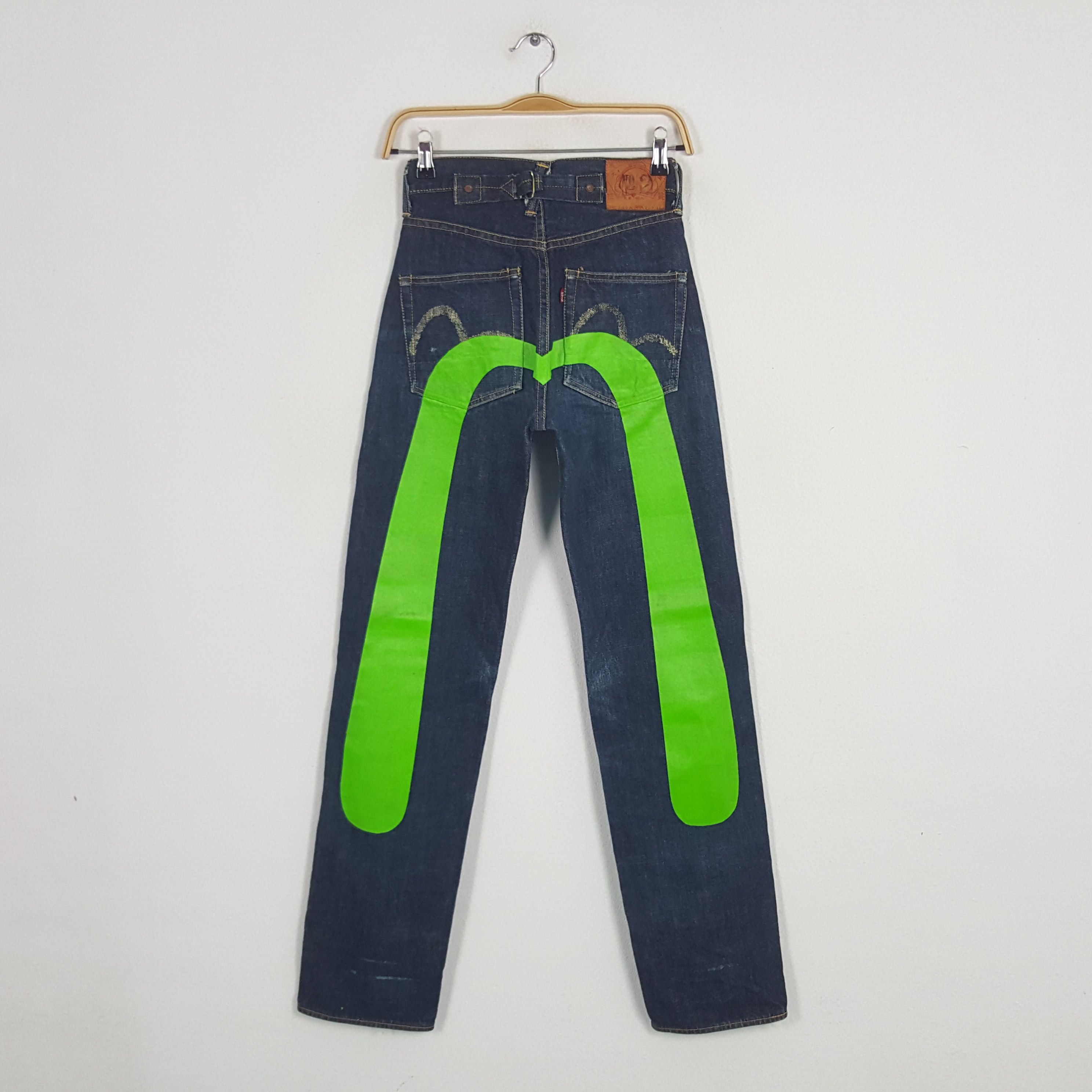 Evisu × Vintage Vintage Evisu Selvedge Japanese Daicock Custom Denim Jeans Size 24" / US 00 / IT 34 - 1 Thumbnail