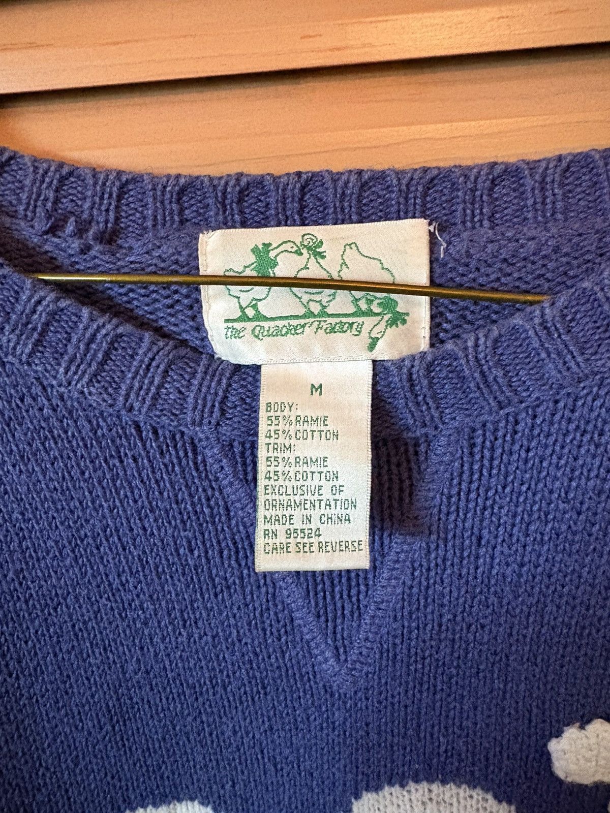 Quacker Factory × Vintage Vintage Knit Sweater Size M / US 6-8 / IT 42-44 - 2 Thumbnail