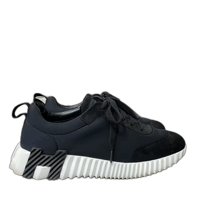 Hermes hermes sneakers in black and white Size US 7.5 / EU 40-41 - 1 Thumbnail