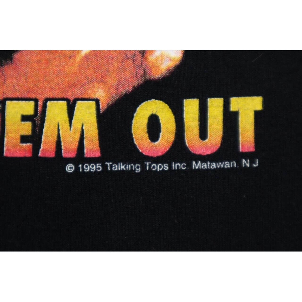 AAA VTG 90s Kill 'Em All Let God Sort 'Em Out T Shirt Sz L 1995 Size US L / EU 52-54 / 3 - 6 Thumbnail