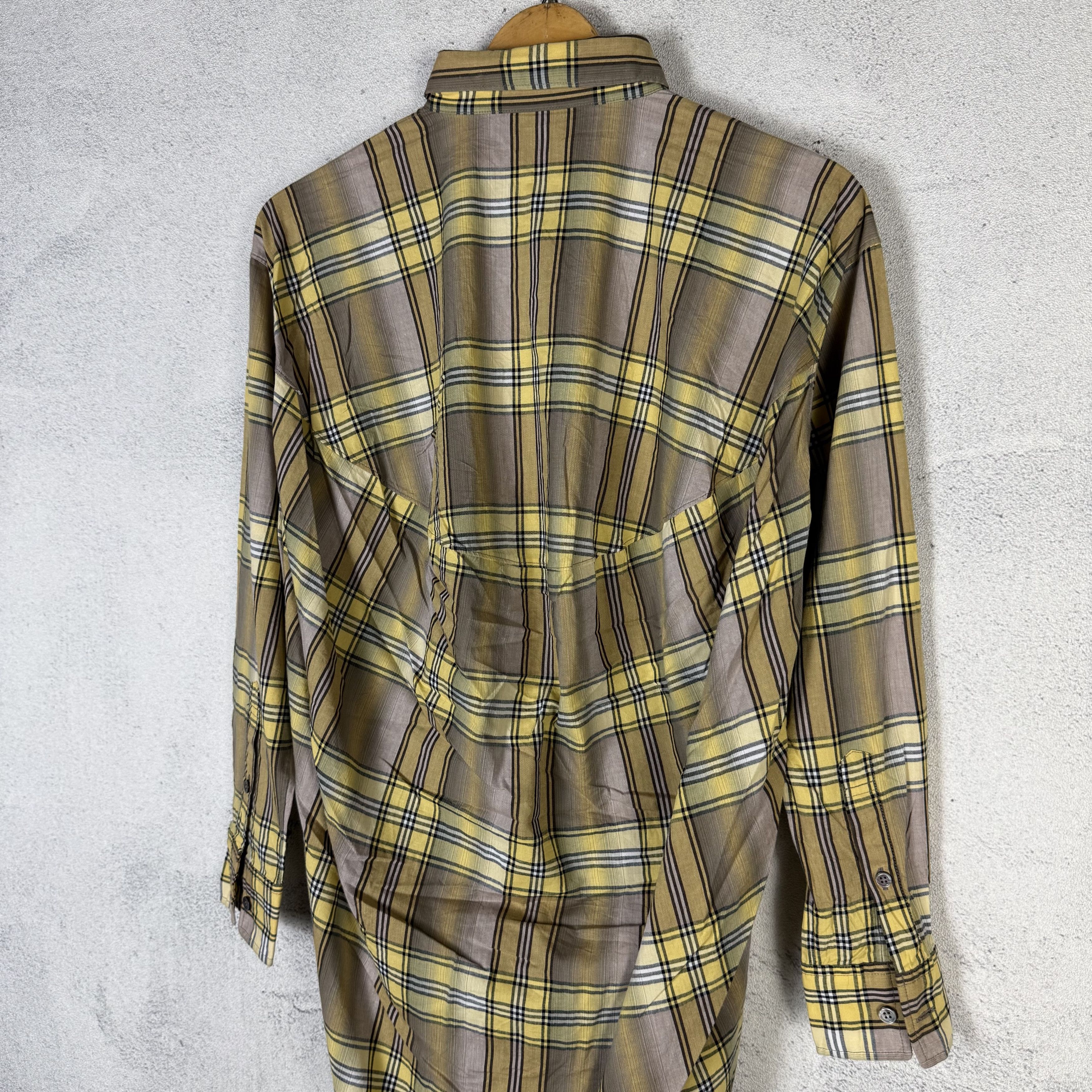 Zucca Zucca Japan Oversized Plaid Longline Shirt Size US M / EU 48-50 / 2 - 3 Thumbnail