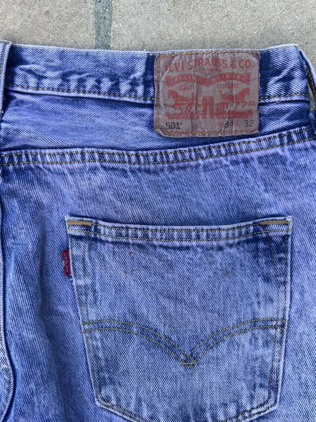 Levi's Levi’s purple 501 jeans Size US 34 / EU 50 - 3 Thumbnail