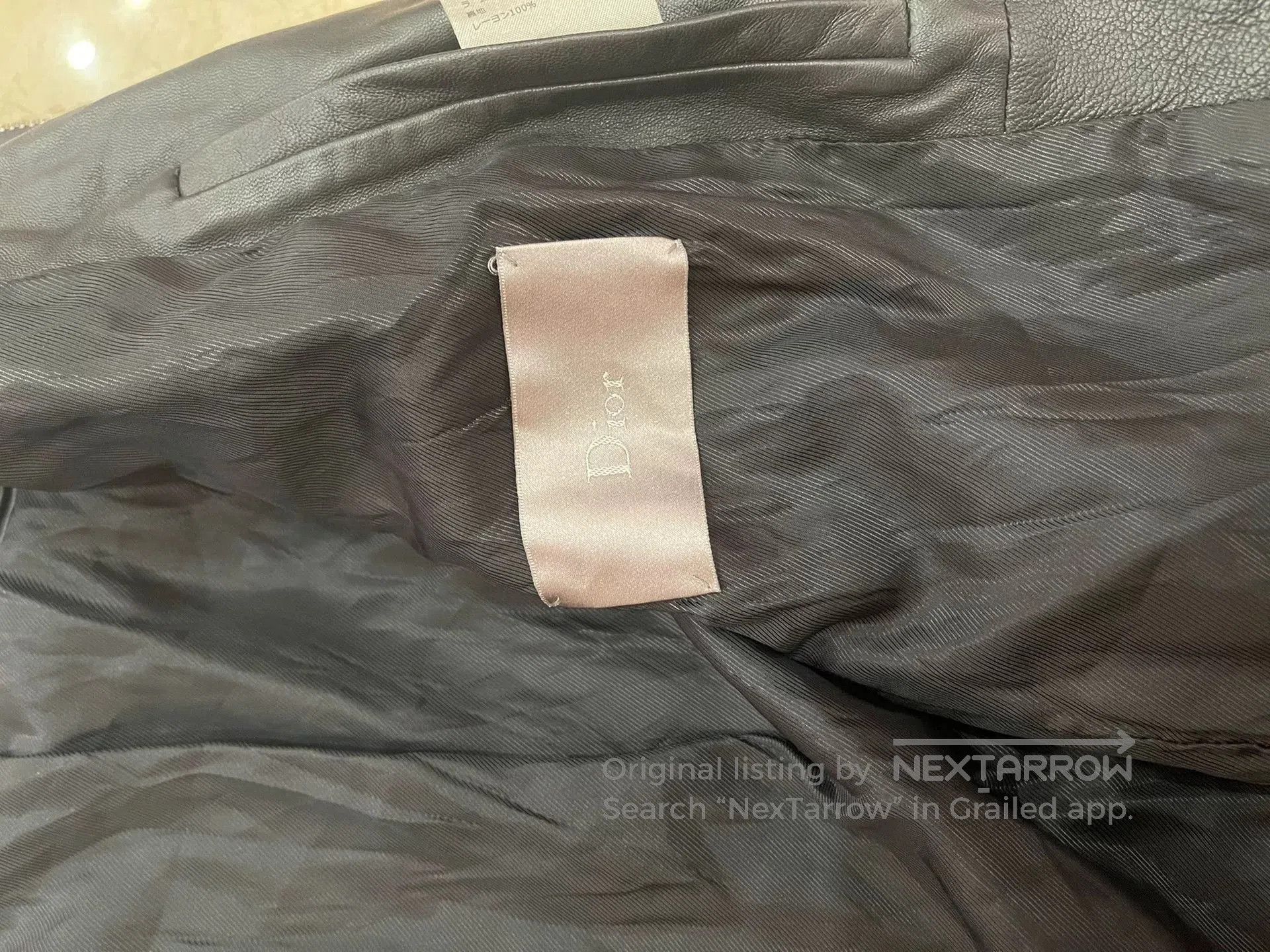 Dior Dior Men's Leather Jacket. Size US L / EU 52-54 / 3 - 5 Thumbnail