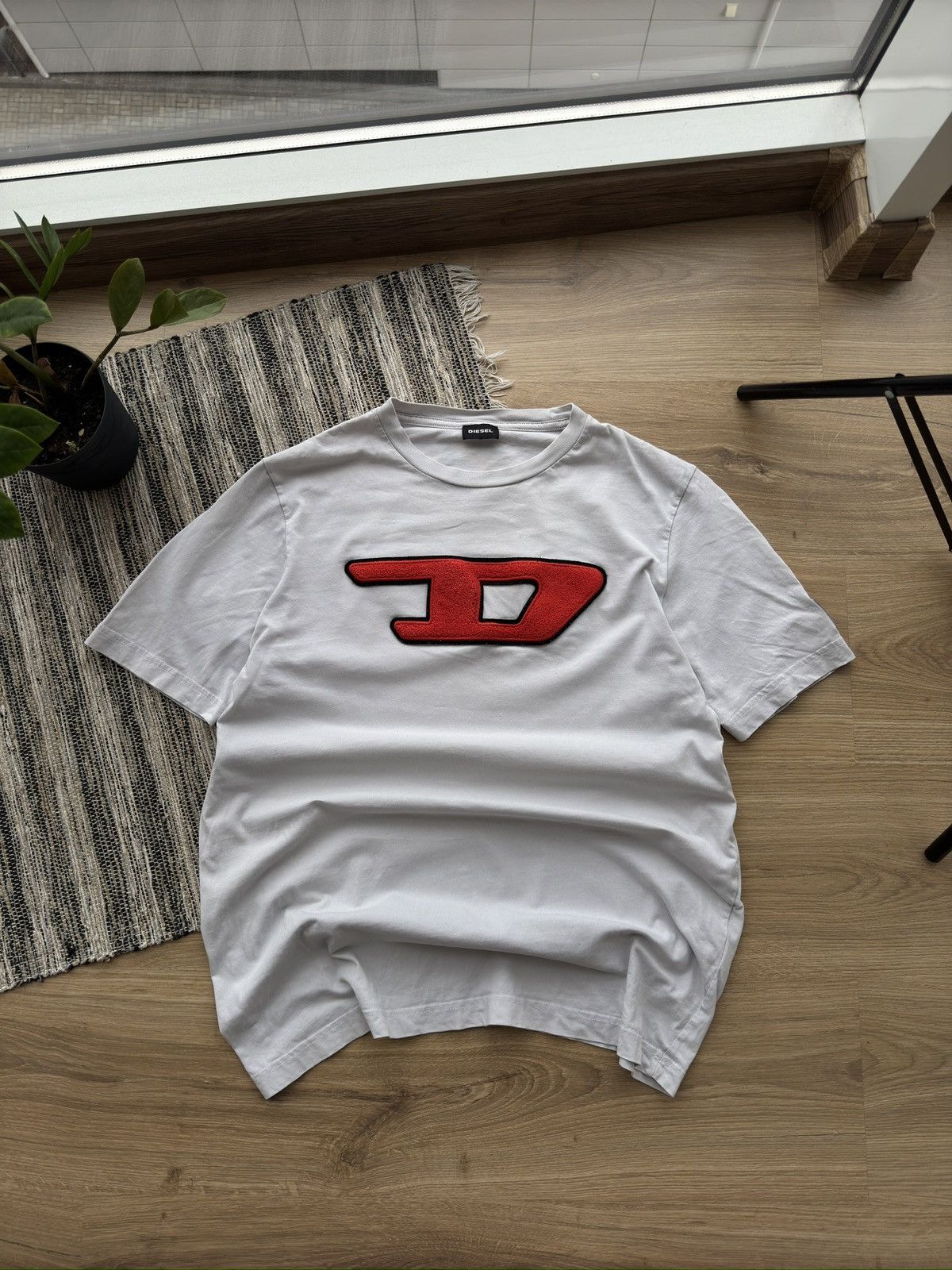 Diesel Vintage Diesel Big logo Y2K white tee Size US M / EU 48-50 / 2 - 1 Thumbnail