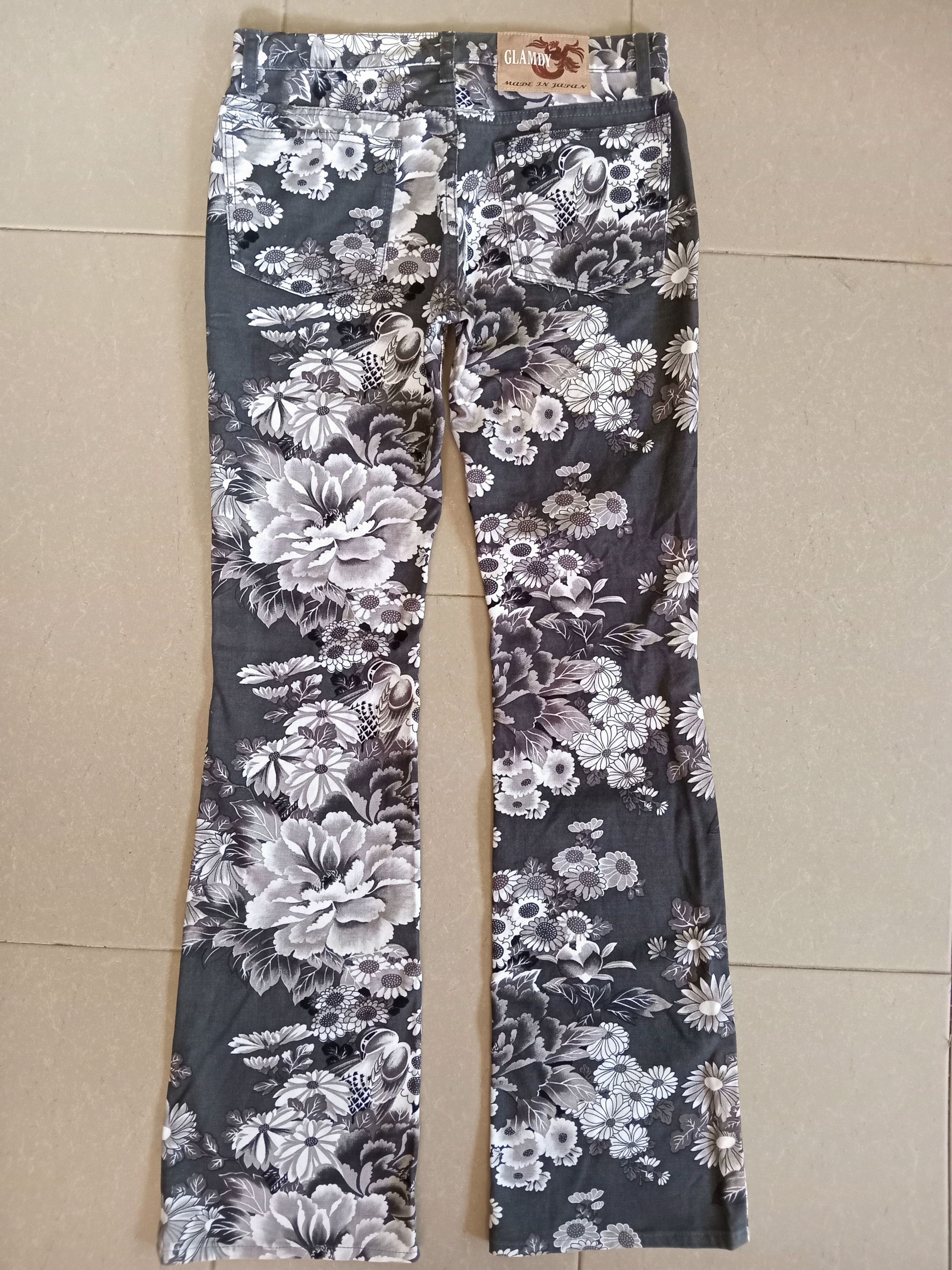 Japanese Brand × Tornado Mart GLAMDY Japanese Tornado Mart Style Flare Flower Jeans Size US 29 - 8 Thumbnail