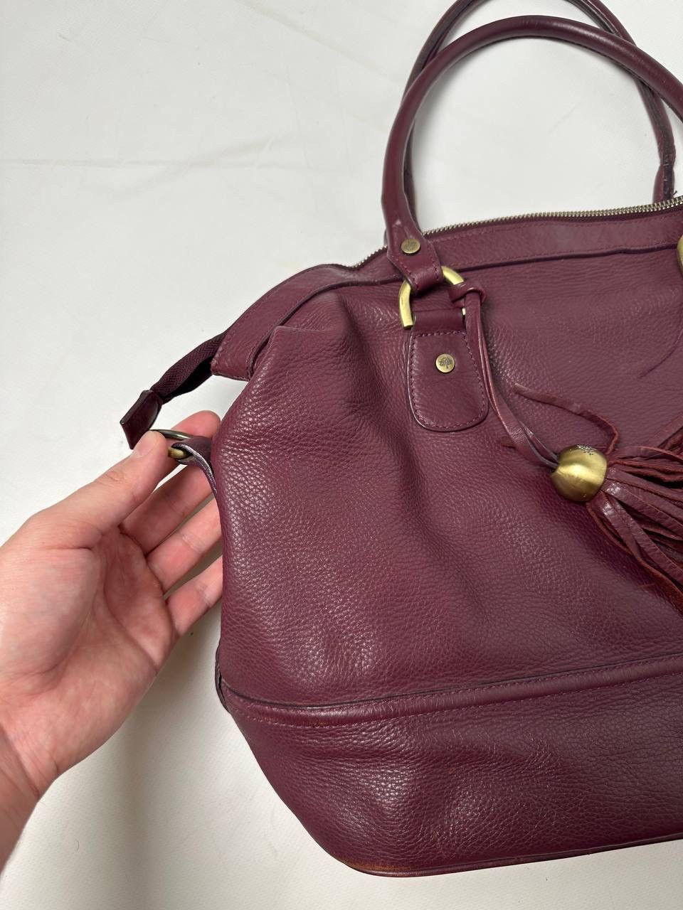 Mulberry Vintage Mulberry Leather Cherry Bag 00s Size ONE SIZE - 8 Thumbnail