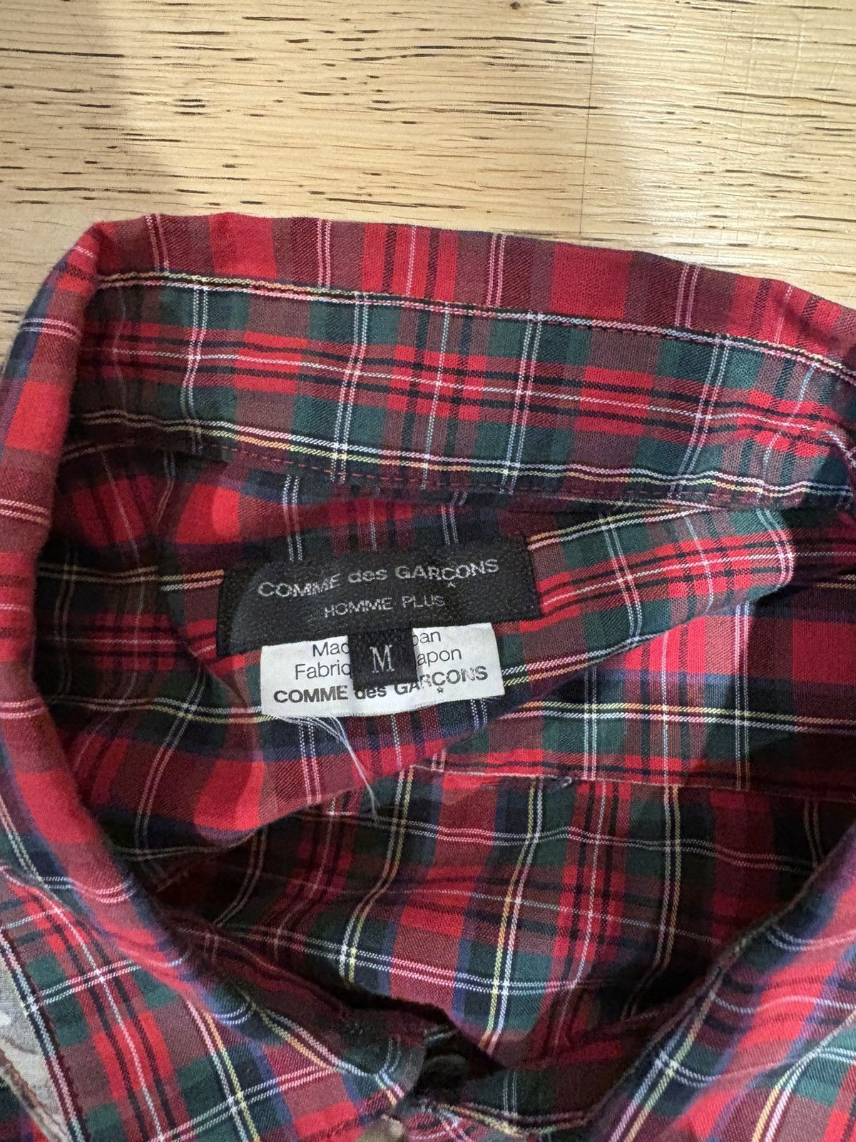 Comme des Garcons Homme Plus CDG Homme Plus SS13 Plaid Button Up Size US M / EU 48-50 / 2 - 3 Thumbnail