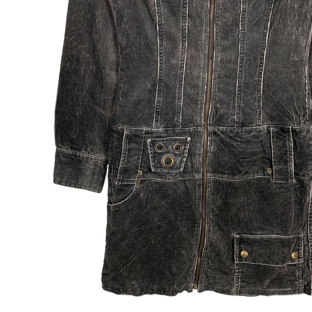 Japanese Brand MAITRESSE Corduroy Overcoat Jacket #0101-C6 Size S / US 4 / IT 40 - 4 Thumbnail