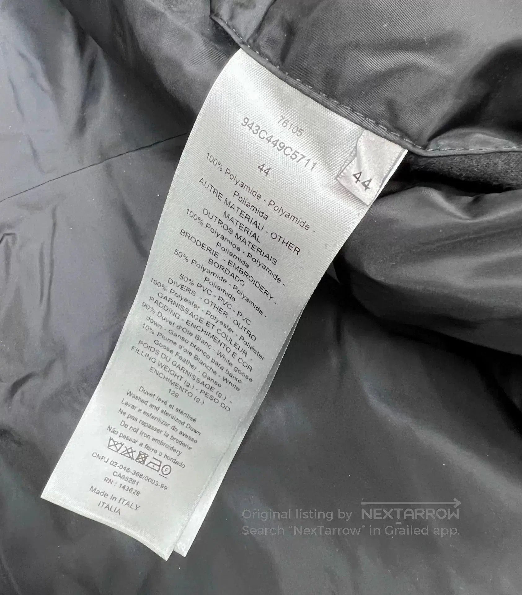 Dior Dior Man CD Logo Down Jacket. Size US S / EU 44-46 / 1 - 8 Thumbnail