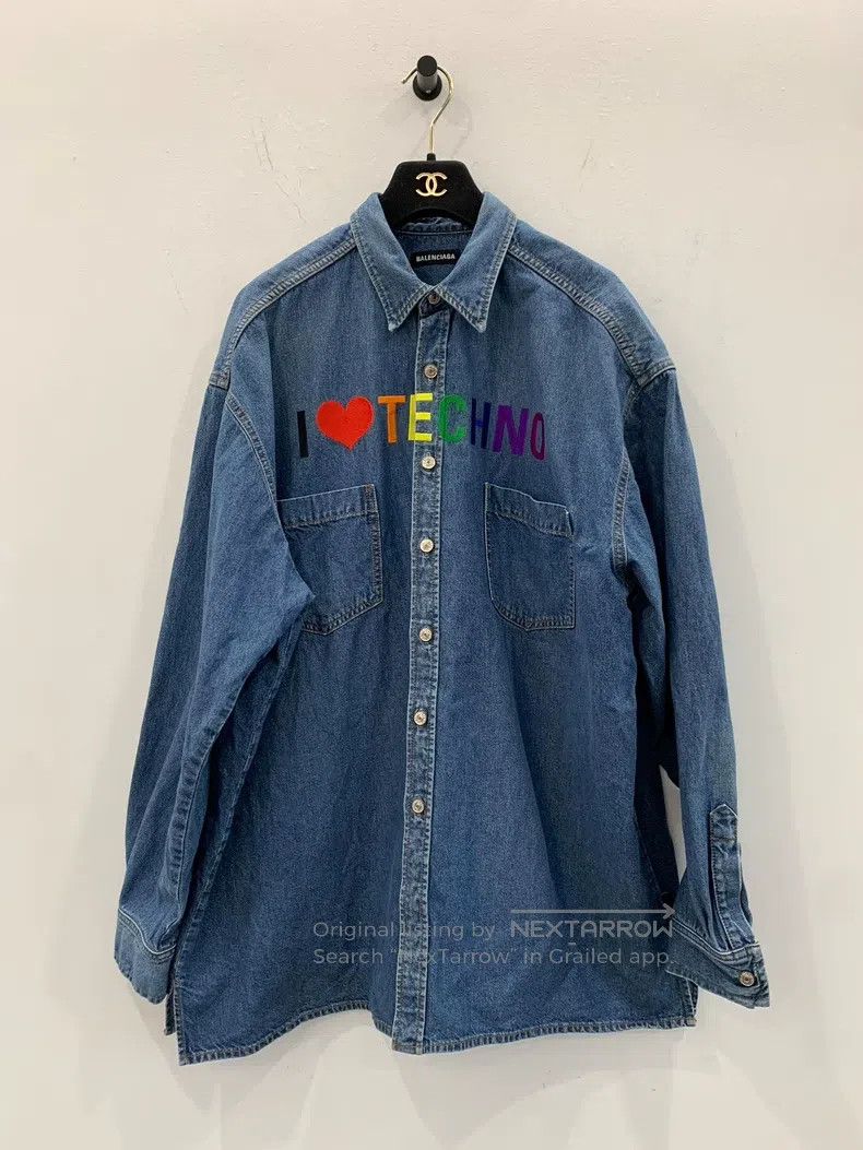 Balenciaga Balenciaga size 37 Colorful Heart Letter Logo Women's Blue Size XS / US 0-2 / IT 36-38 - 1 Thumbnail