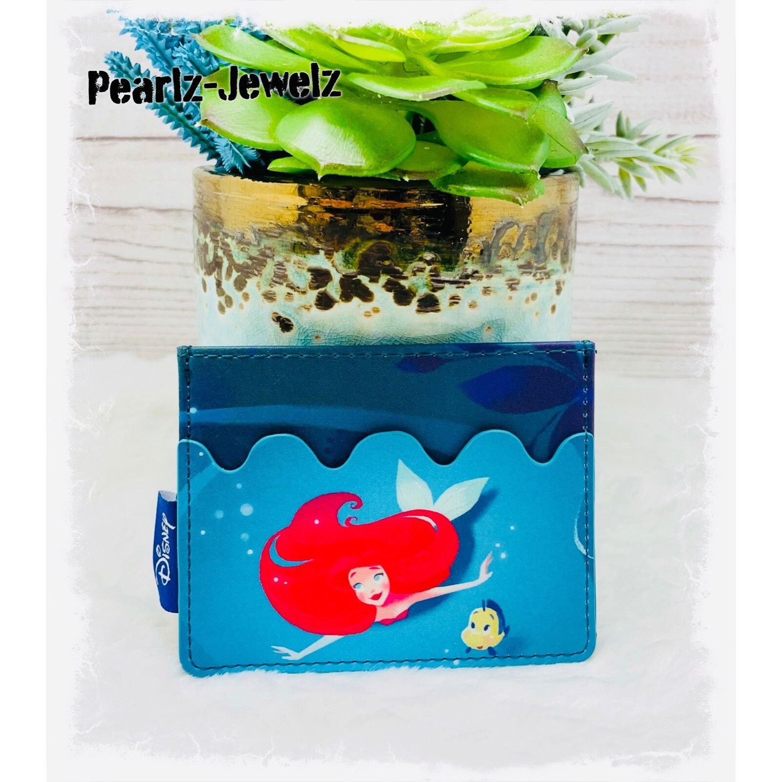 Disney Loungefly Disney Little Mermaid Ariel Grotto Cardholder BoxL Size ONE SIZE - 1 Thumbnail