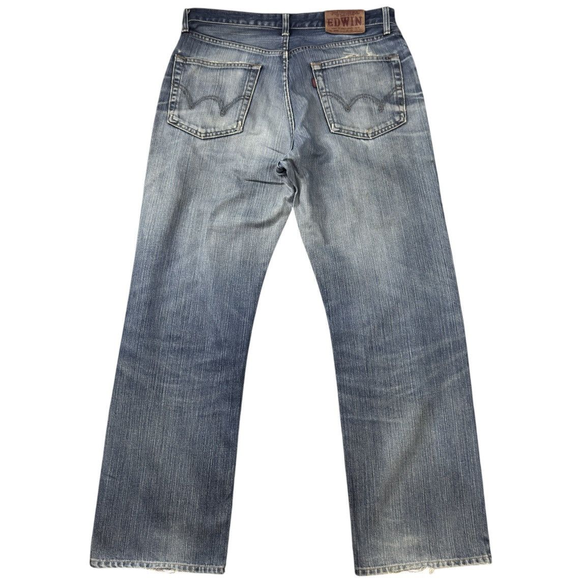 Edwin Archives Y2K Edwin 503 Faded Wash Straight Leg Denim Jeans Size US 32 / EU 48 - 2 Thumbnail