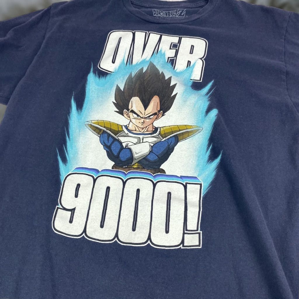 Vintage Dragon Ball Z Shirt Mens Large Blue Vegeta Graphic Anime Tee T-Shirt Size US L / EU 52-54 / 3 - 1 Thumbnail