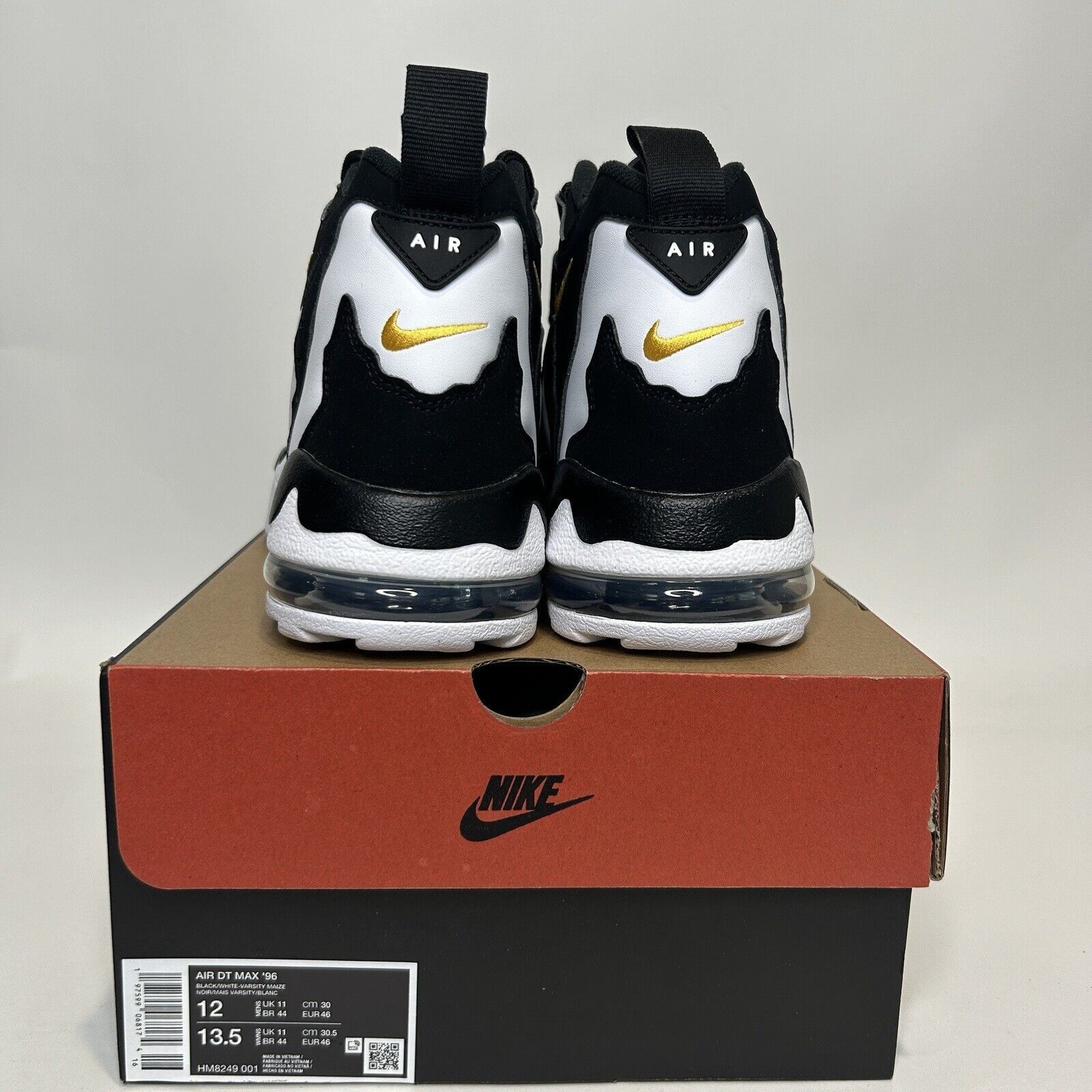 Nike Nike Air DT Max '96 “Black Varsity Maize/Deion Sanders” 2024 Size US 12 / EU 45 - 4 Thumbnail