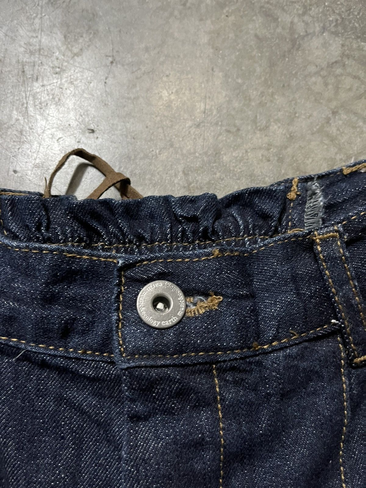 JNCO Baggy jeans drawstring pant wideleg by earth music & ecology Size US 28 / EU 44 - 6 Thumbnail