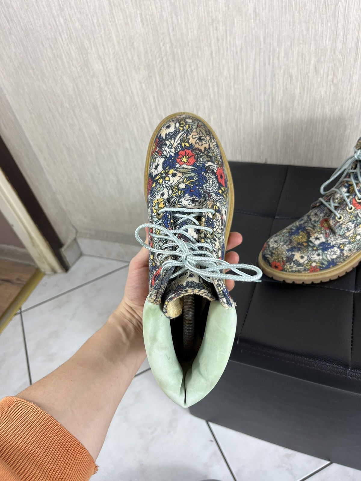 Timberland × Vintage Timberland floral boots shoes full all over print Size US 7.5 / IT 37.5 - 9 Thumbnail