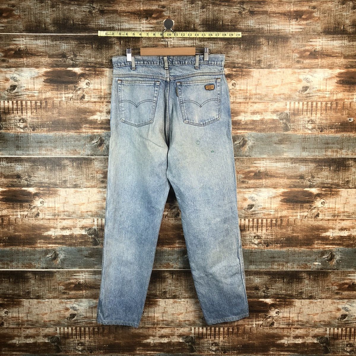 Levi's DLL Levis 636 Vintage faded Blue Denim Pants #C008 Size US 33 - 14 Thumbnail