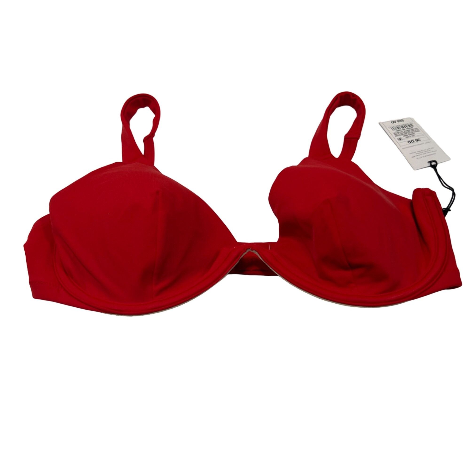 Other Shade & Shore - Women's Underwire Bikini Top - Red - 34DD Size ONE SIZE - 6 Thumbnail