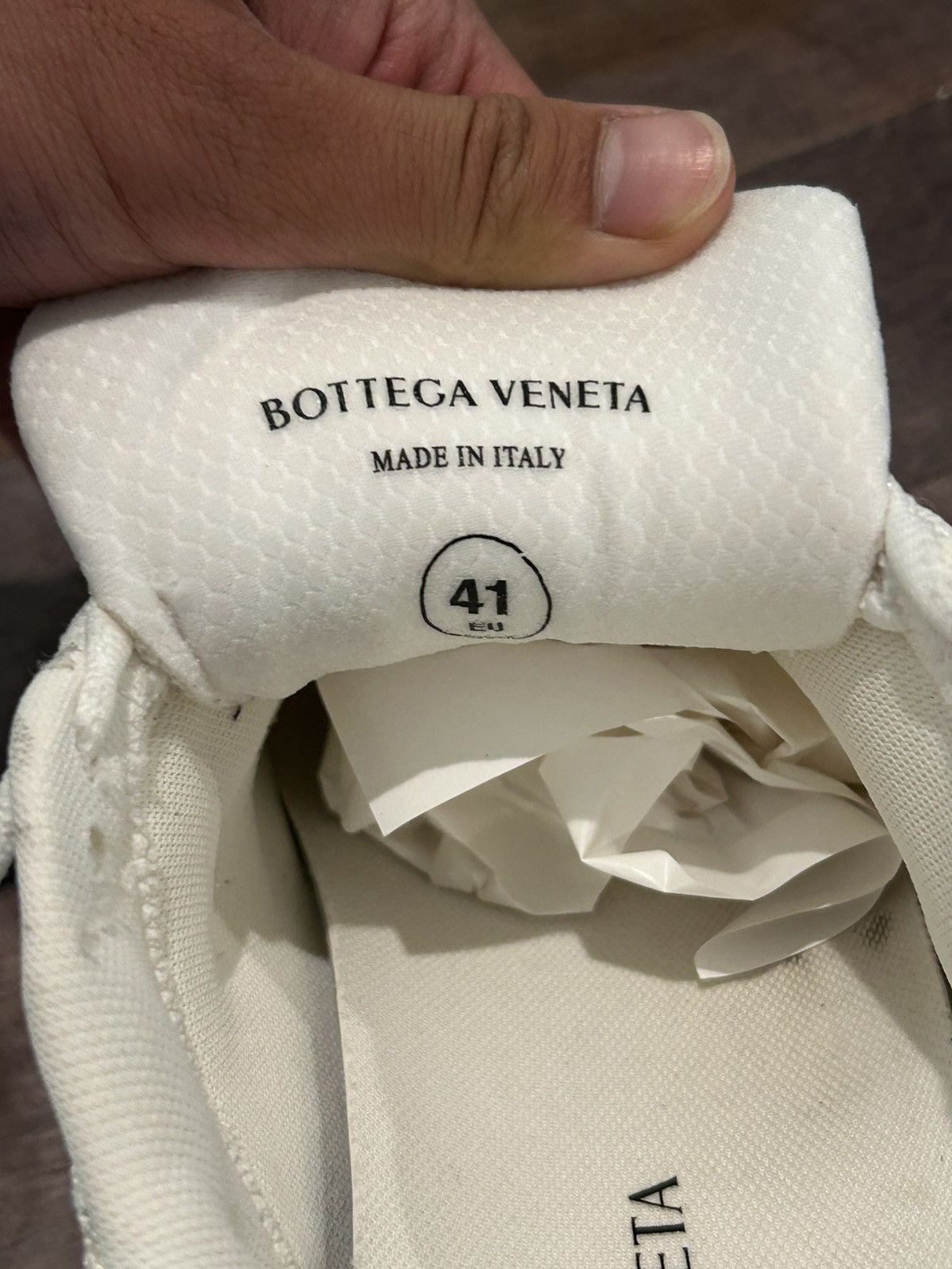 Bottega Veneta × Designer Bottega Veneta orbit sneakers all white size 41 (8 Men’s) Size US 9.5 / IT 39.5 - 9 Thumbnail