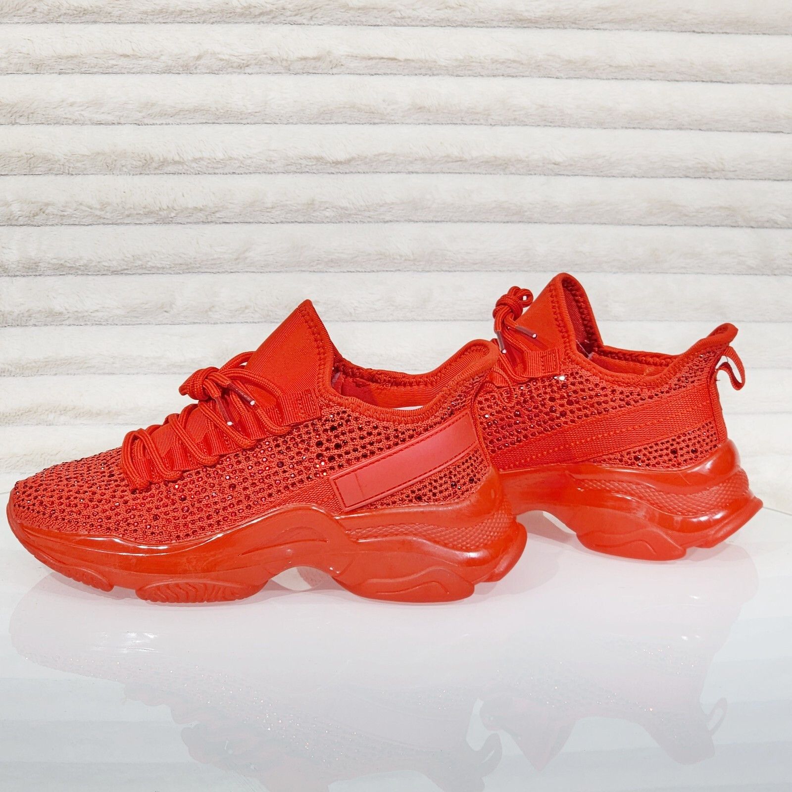 Other Frey Red Jelly Sole Slip On Pull Tie Comfy Running Shoes Sne Size US 7 / IT 37 - 5 Thumbnail