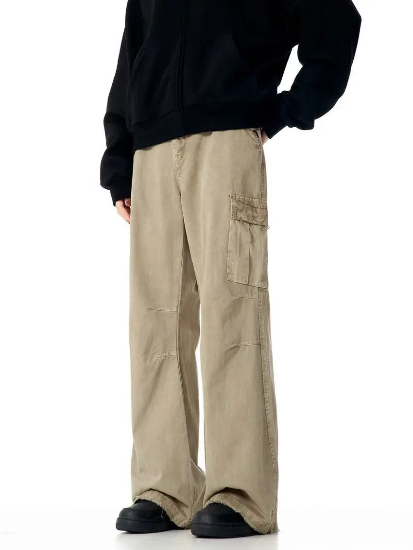Designer × Japanese Brand Workwear Loose Wide Leg Casual Pants Size US 33 - 2 Thumbnail