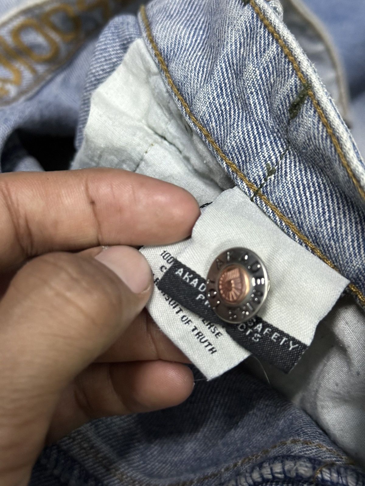 Kapital Baggy A K A D E M I K S Light Washed Denim. Size US 36 / EU 52 - 17 Thumbnail