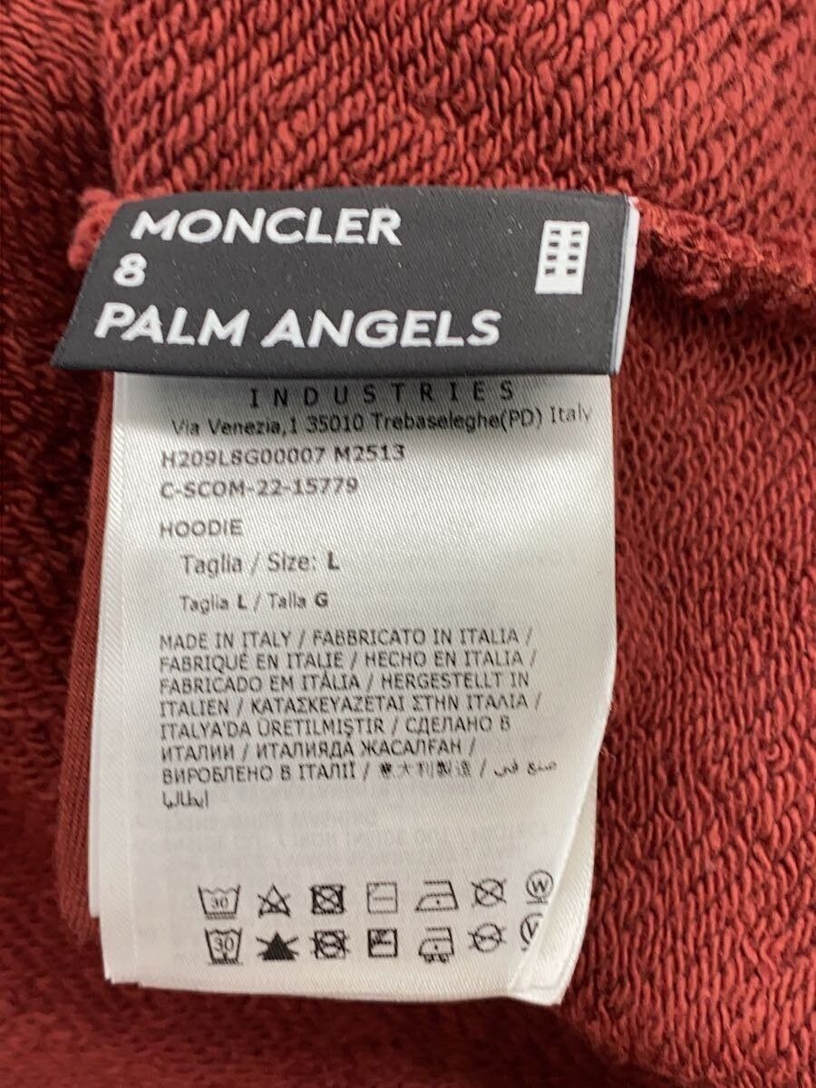 Palm Angels Palm Angels x Moncler Cotton Hoodie Bordeaux Size US L / EU 52-54 / 3 - 4 Thumbnail