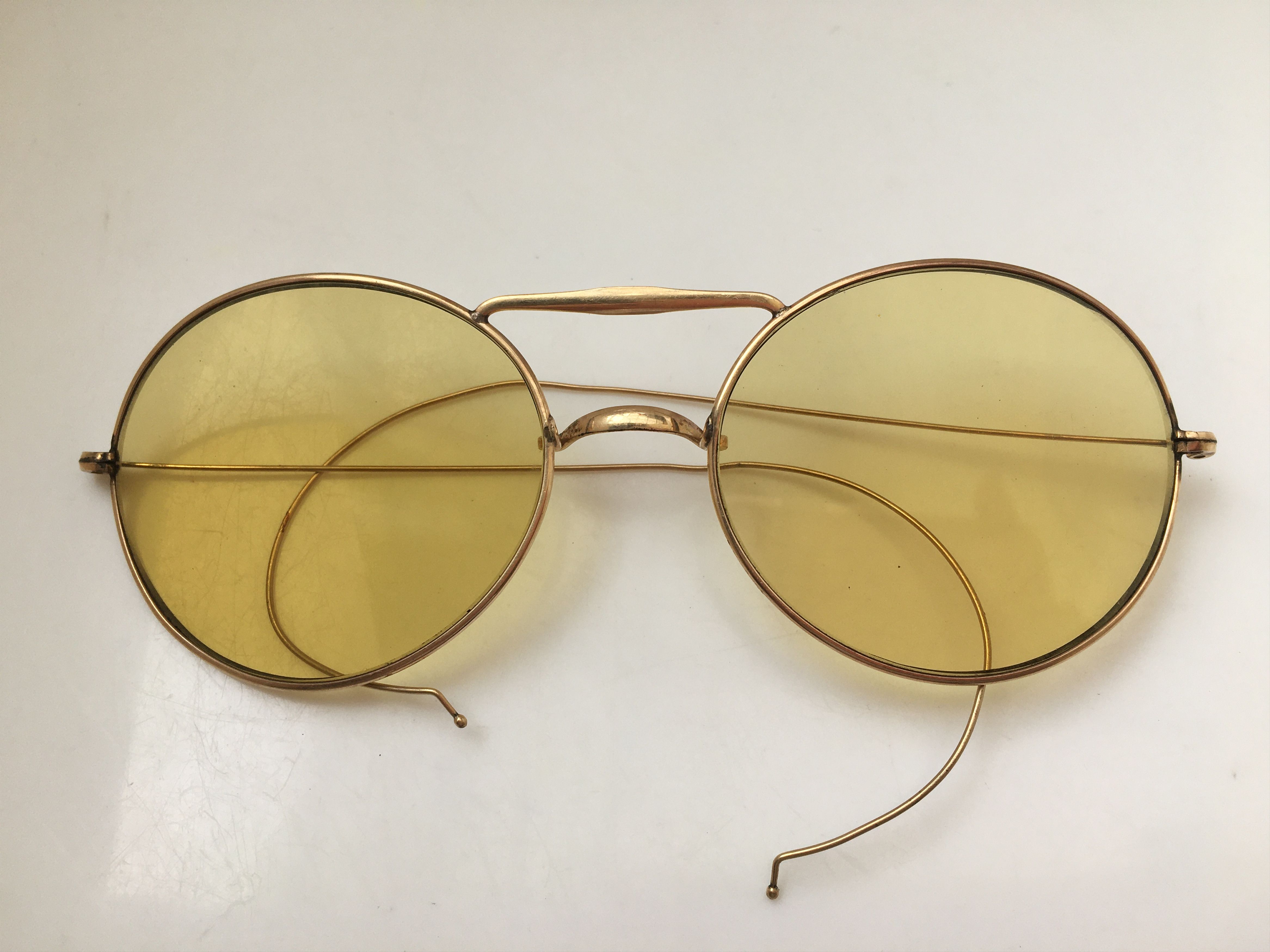 Other '11 MOD MOTORING AUTOGLAS ROLLED GOLD SUNGLASSES U.S.A. Size ONE SIZE - 4 Thumbnail