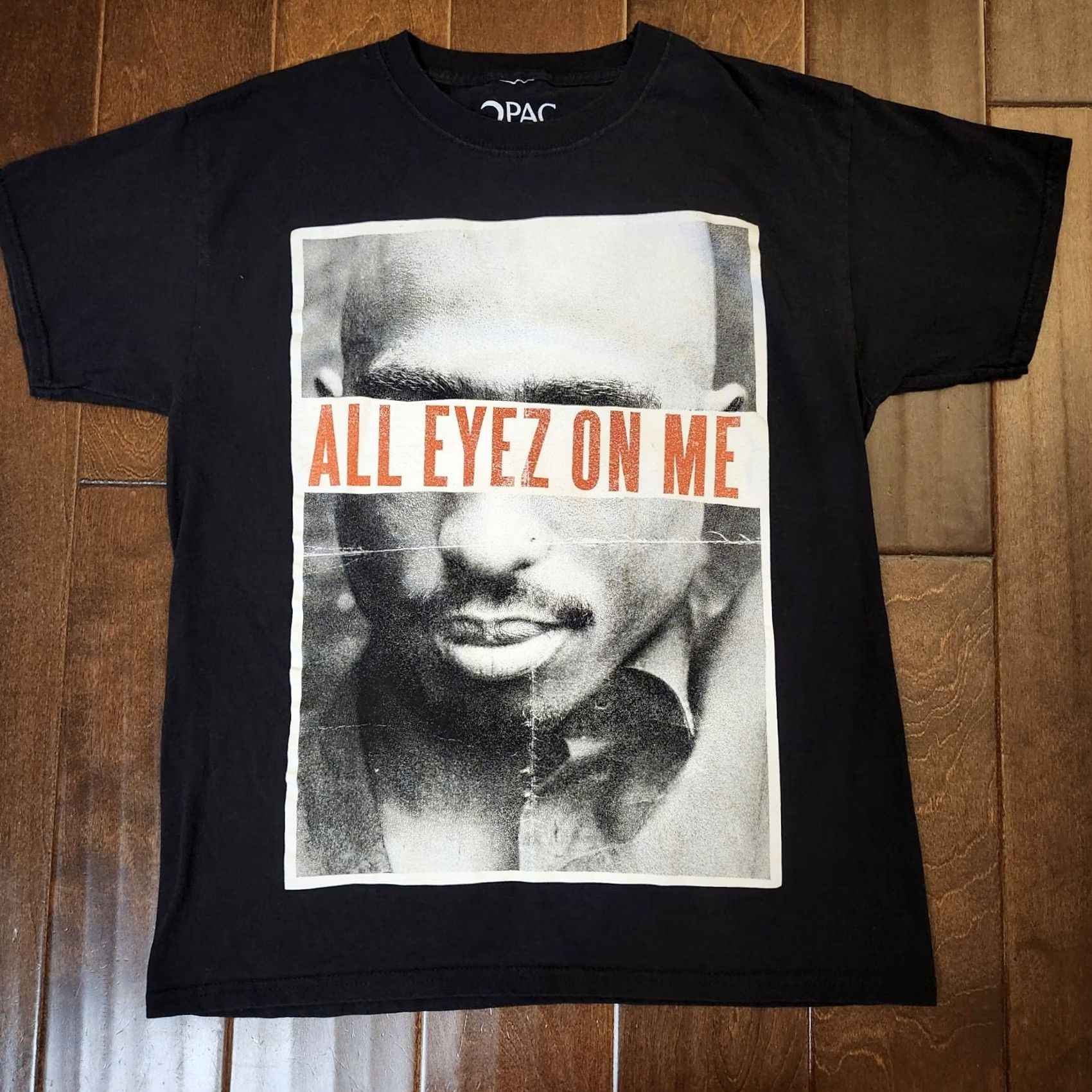 Vintage Tupac All Eyes On Me T Shirt Hip Hop Men’s S Black Crew Neck Short Sleeve Cotton Graphic Print Size US S / EU 44-46 / 1 - 2 Thumbnail