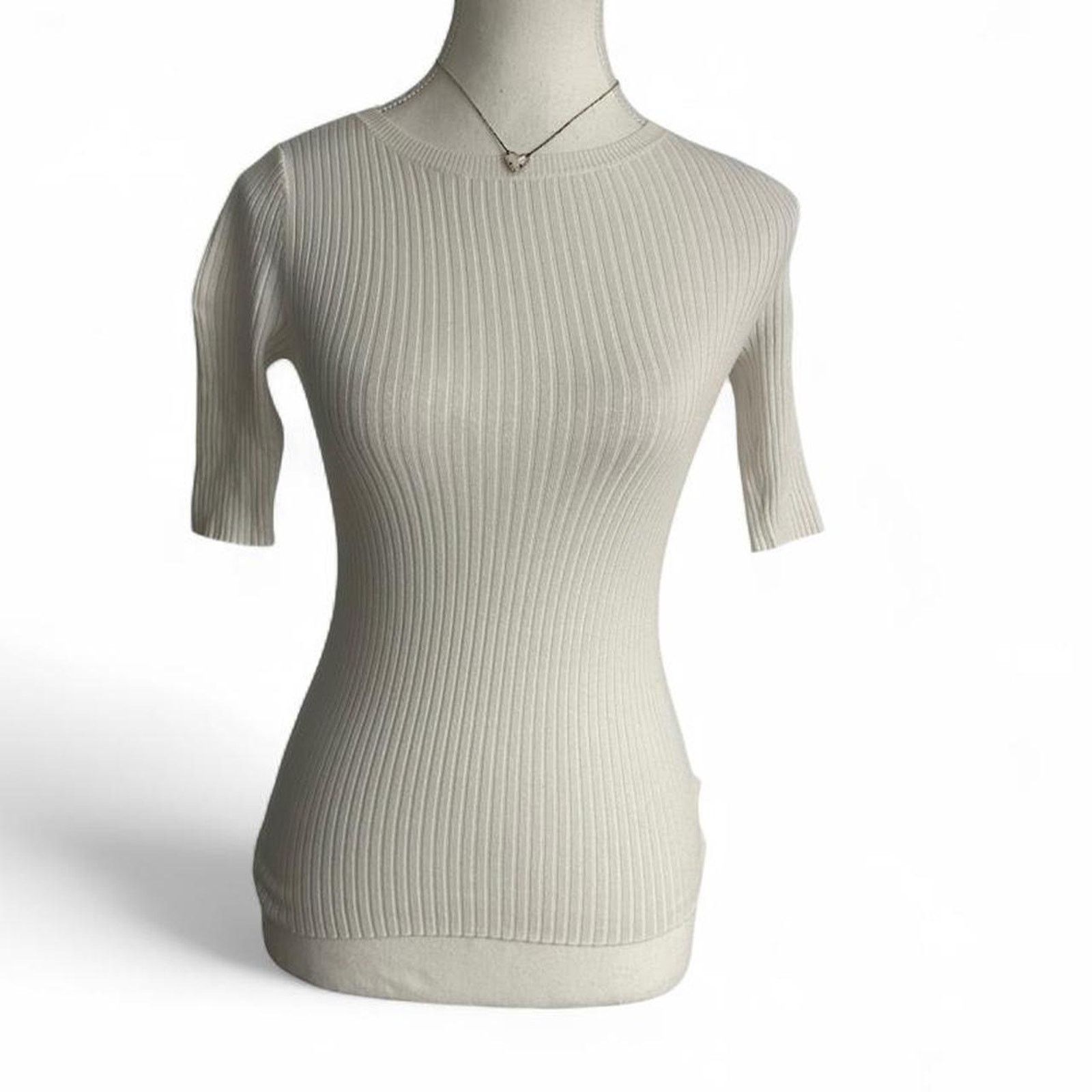 Express Express Y2K Supper Fitted XXS 3/4 Sleeve Top Business Casual Size XXS / US 00 / IT 34 - 1 Thumbnail