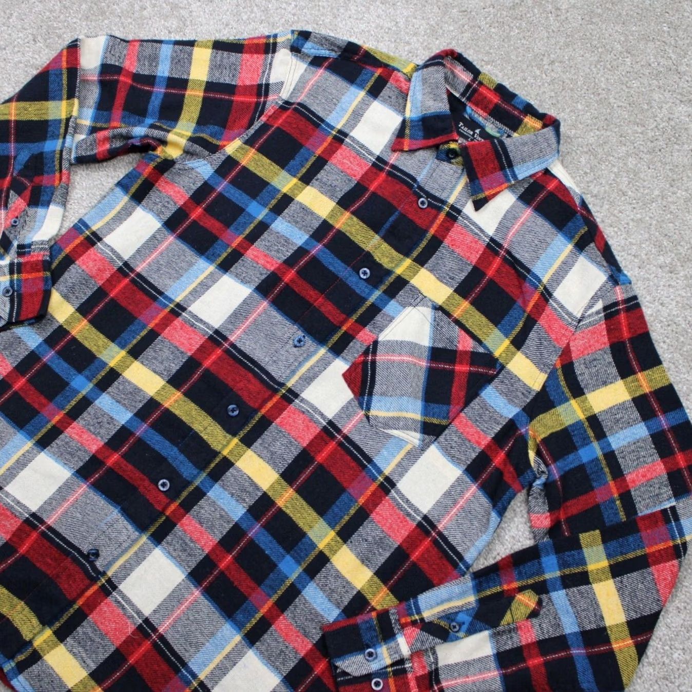 Vintage TAILOR VINTAGE Button-Up Shirt Mens XL Red Plaid Cotton Long Sleeve Button-Front Size US XL / EU 56 / 4 - 4 Thumbnail