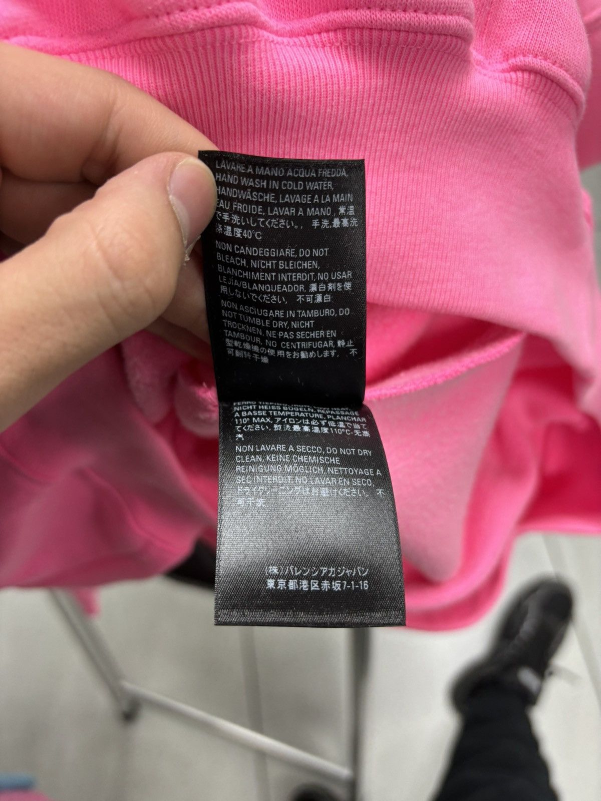 Balenciaga Balenciaga Pink Hoodie Medium Size US M / EU 48-50 / 2 - 5 Thumbnail