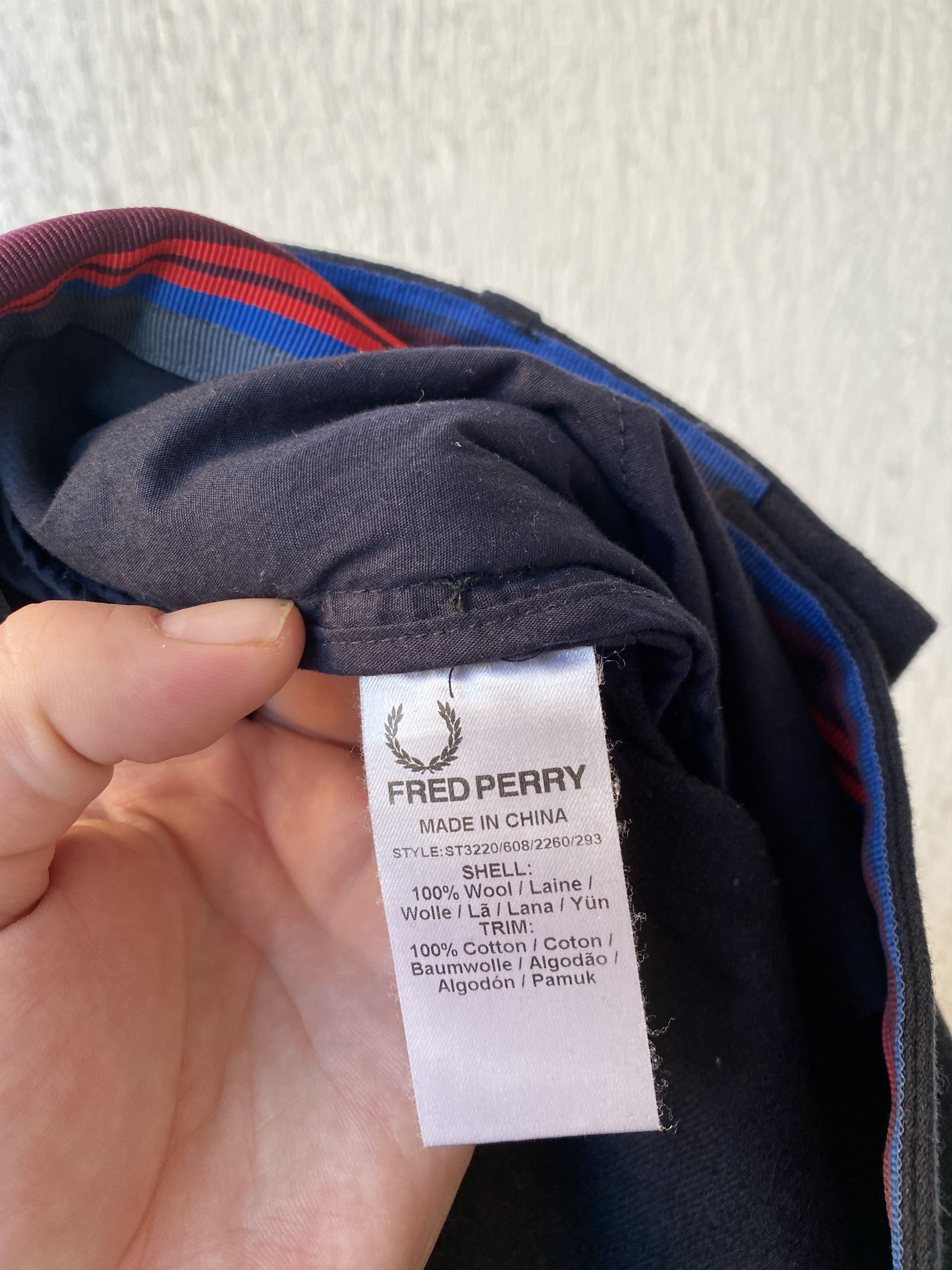 Fred Perry × Raf Simons wool trousers Size US 31 - 5 Thumbnail