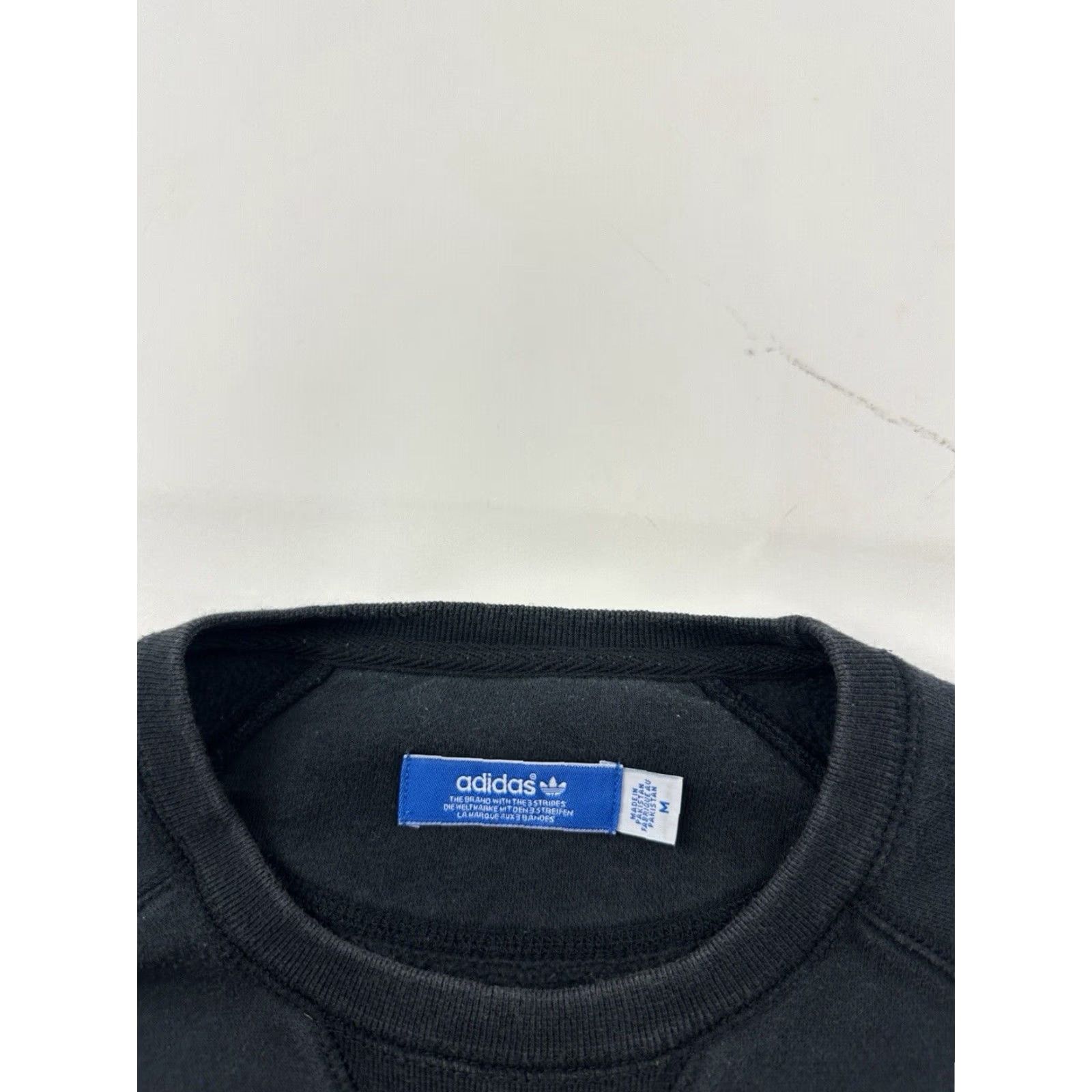 Adidas Adidas Mens Crew Neck Pullover Sweatshirt Black Medium New York Size US M / EU 48-50 / 2 - 5 Thumbnail