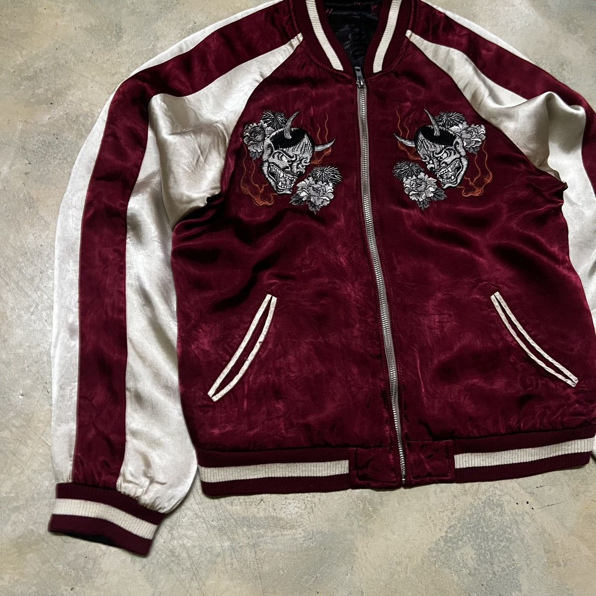 Japanese Brand Devil Sukajan Reversible Jacket Size US S / EU 44-46 / 1 - 7 Thumbnail