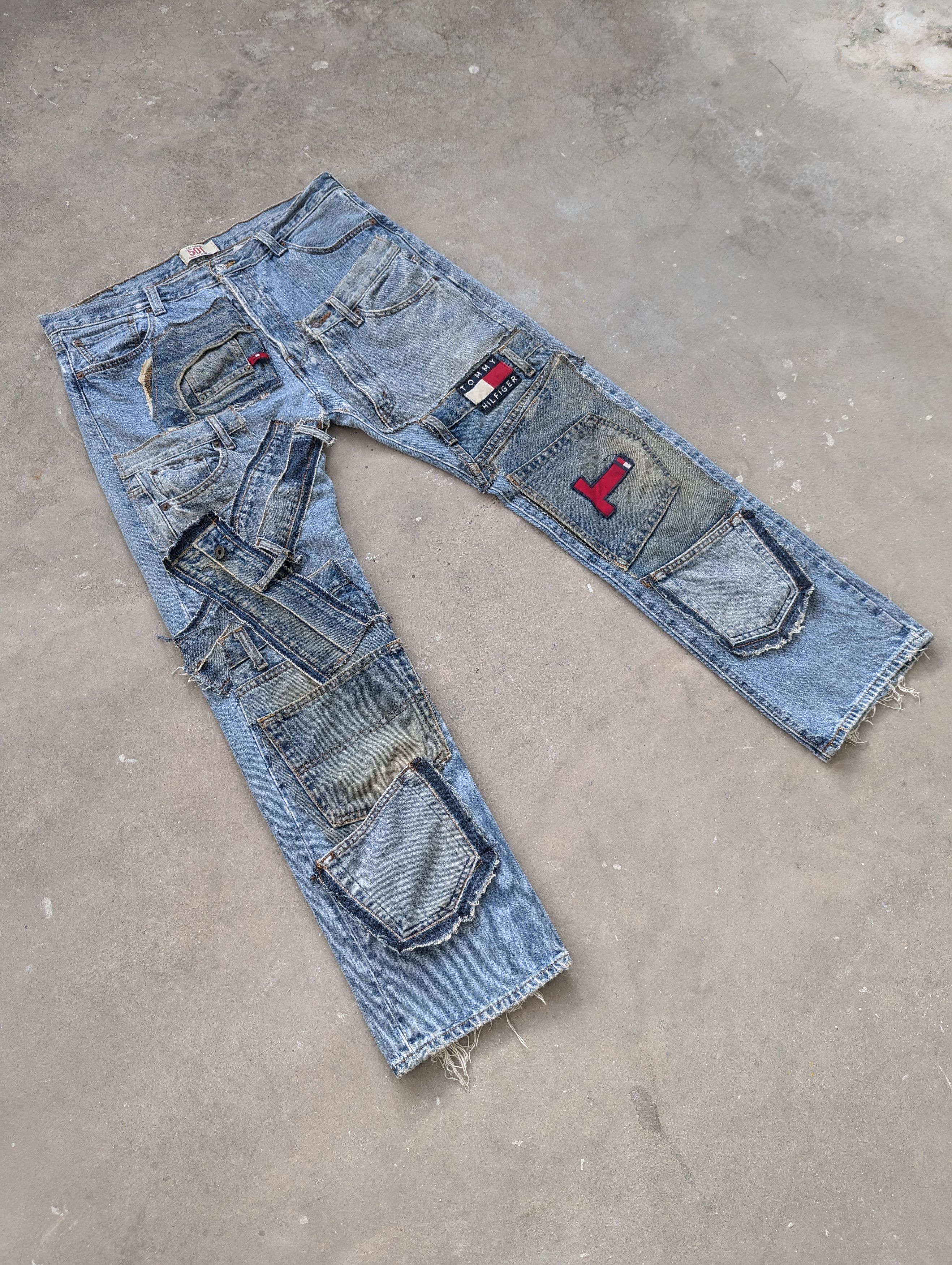 Japanese Brand × Levi's Vintage Levis 501 Distressed Japanese Archive Size US 35 - 3 Thumbnail