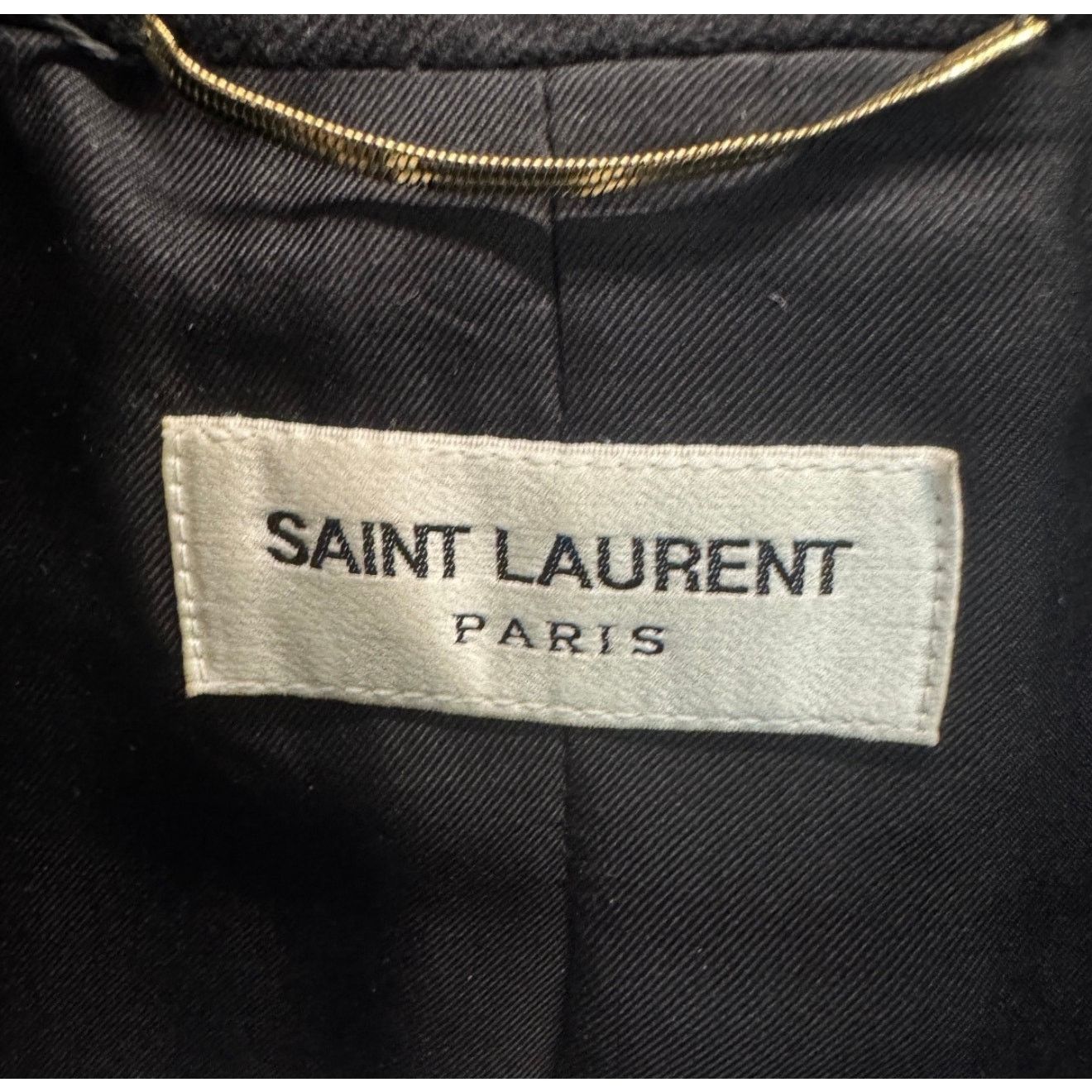 Saint Laurent Paris Chic Saint Laurent Black Wool Jacket - FR34/XS Size XS / US 0-2 / IT 36-38 - 5 Thumbnail