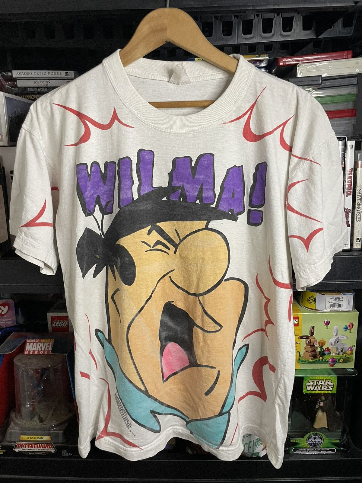 Vintage Vintage 1993 The Flintstones “WILMA” T-shirt. Size US L / EU 52-54 / 3 - 1 Thumbnail