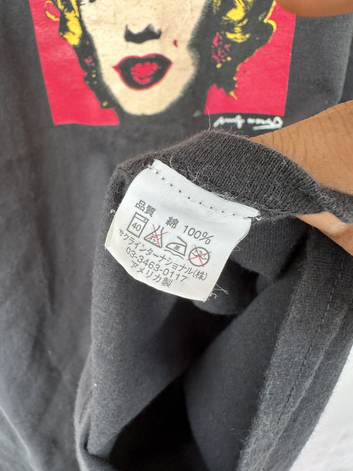 Andy Warhol Vintage 90s Andy Warhol Marilyn Monroe Art Tee Size US L / EU 52-54 / 3 - 5 Thumbnail