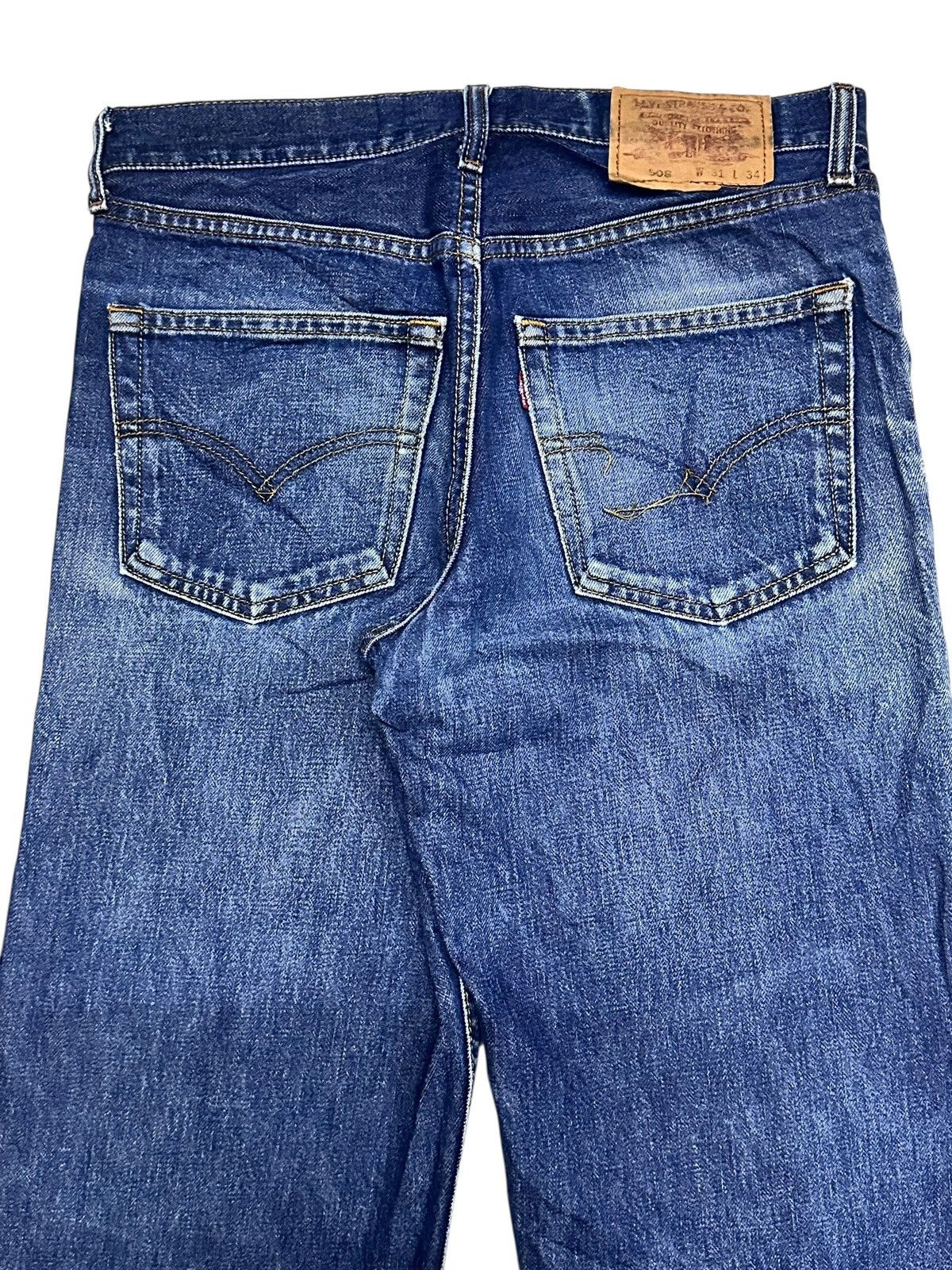 Levi's Levis 508 Vintage Baggy Loose Style Distressed & Faded Size US 31 - 6 Thumbnail