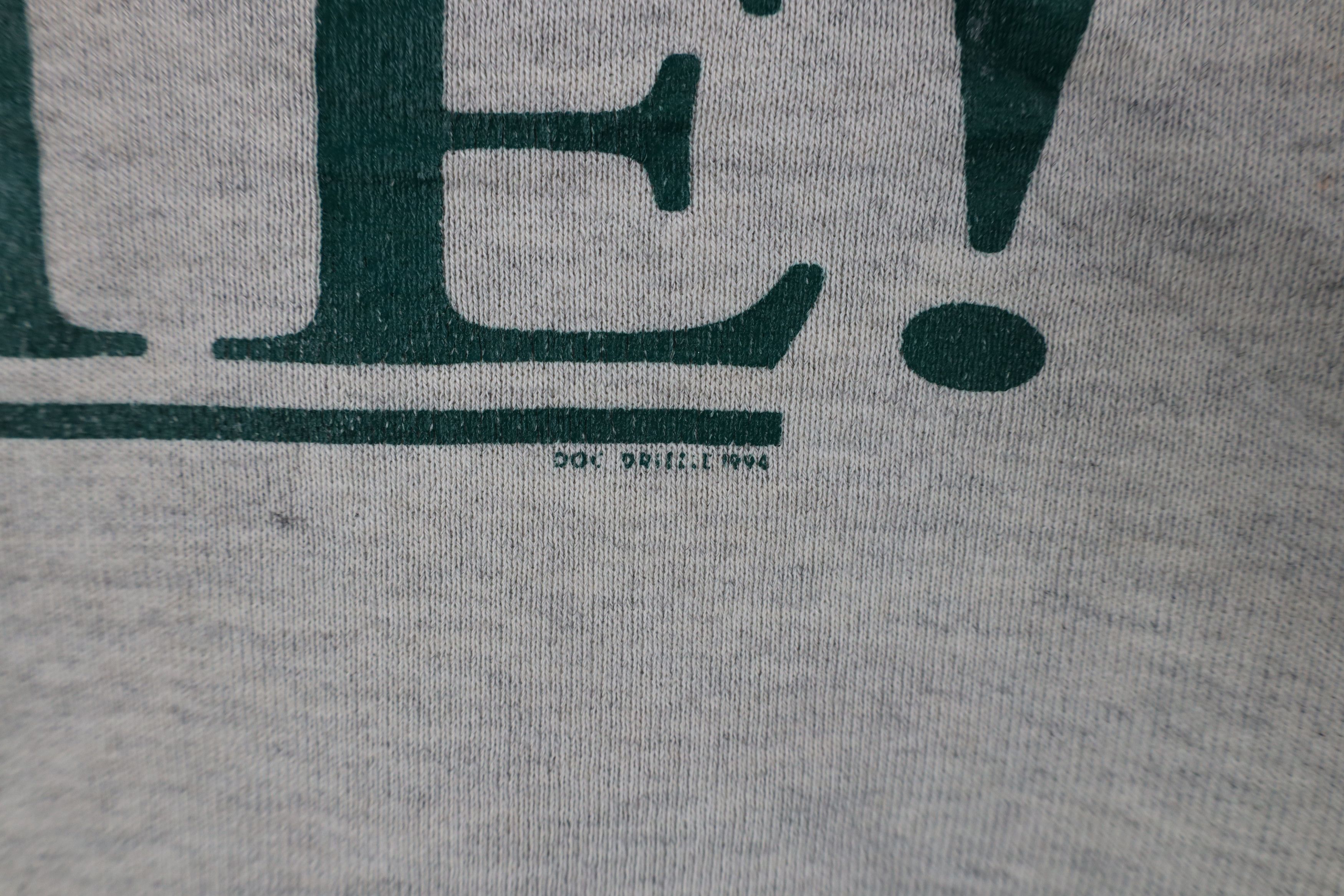 Vintage Vintage 90s Spell Out I Fish Therefore I Lie Sweatshirt USA Size US XXL / EU 58 / 5 - 5 Thumbnail